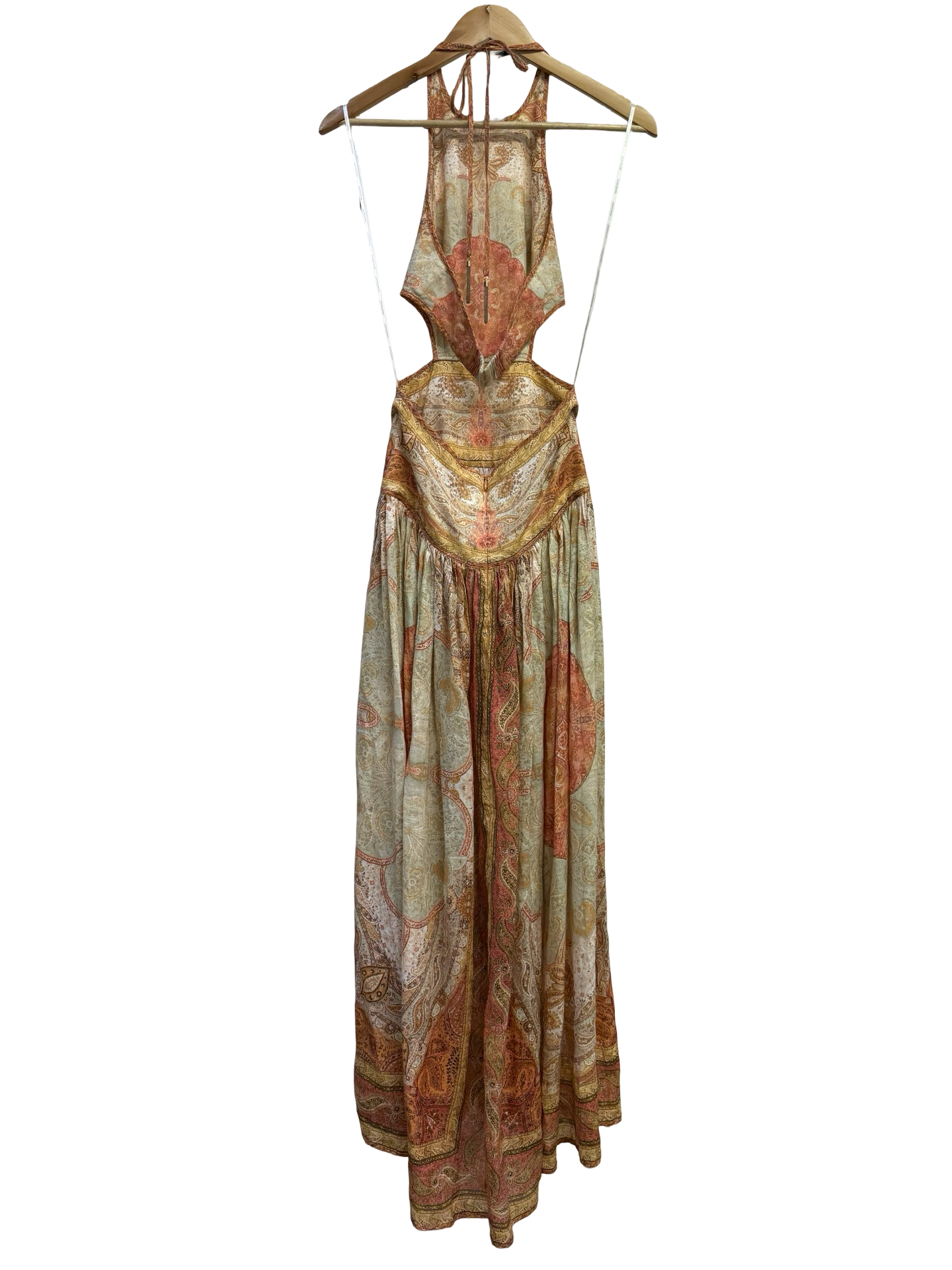 Zimmermann Paisley Orange Dress 0