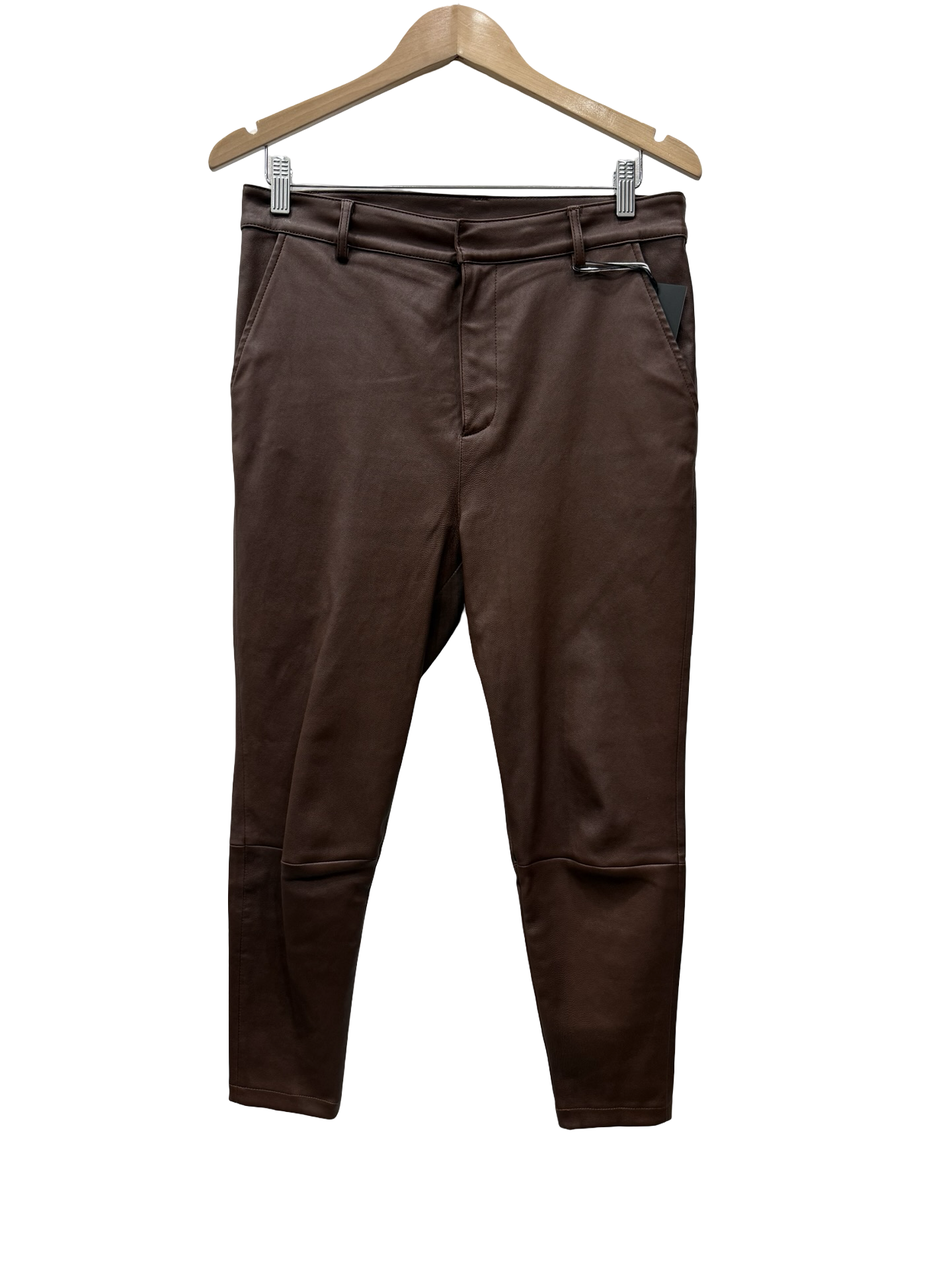 Luxe Deluxe Brown Leather Pants 10