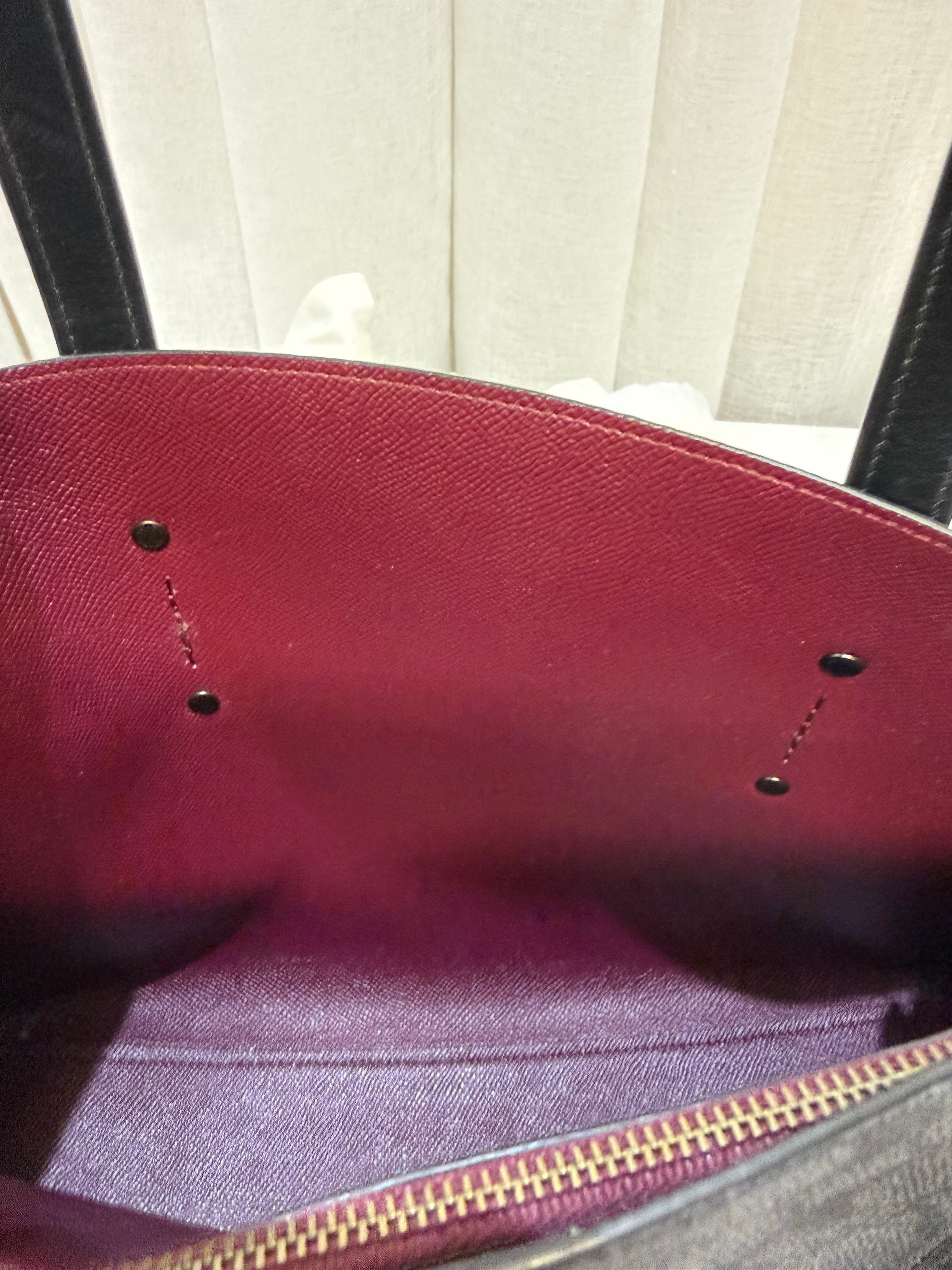 Coach Black Stripe Tote Bag
