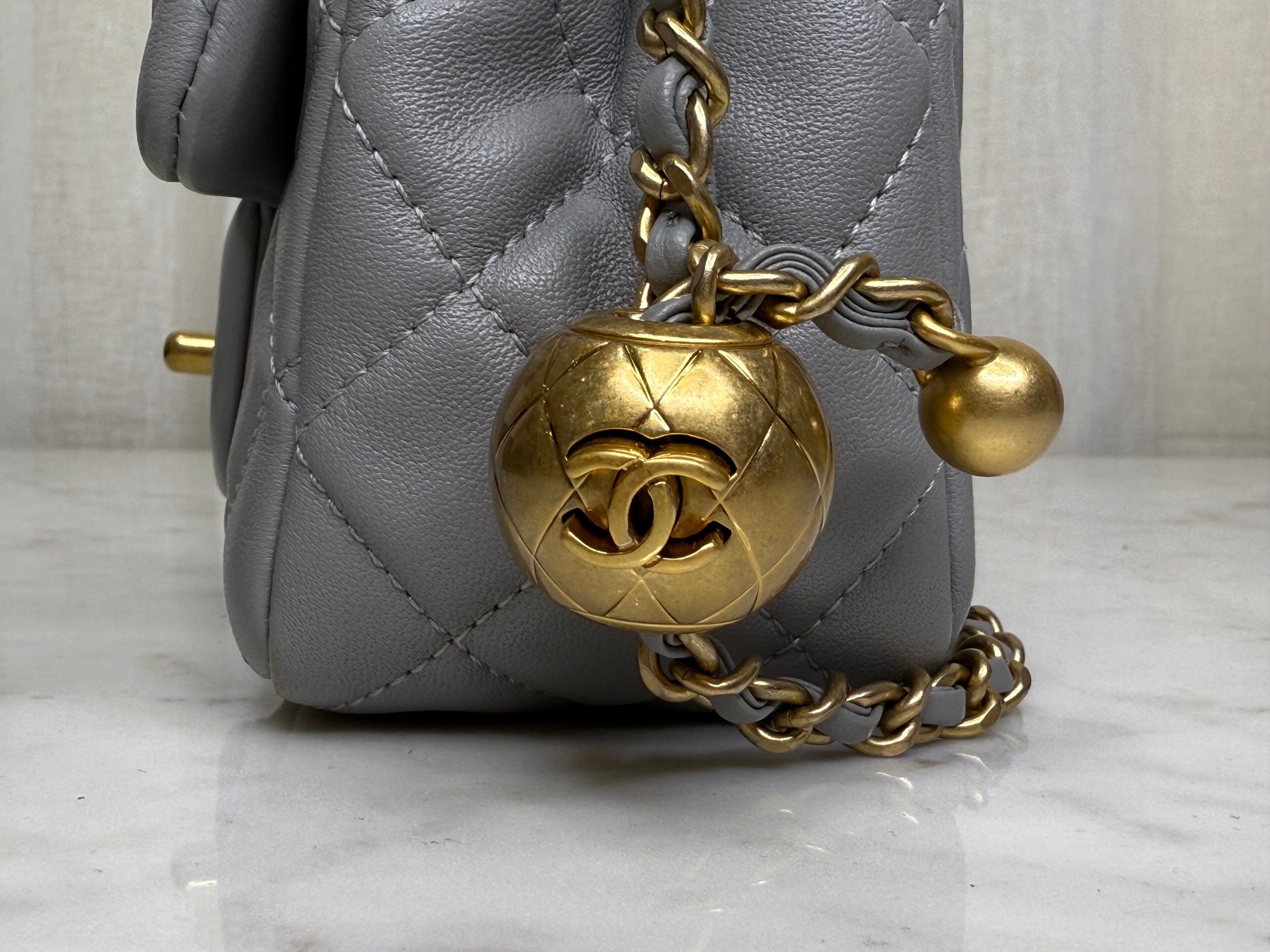 Chanel Grey Mini Classique