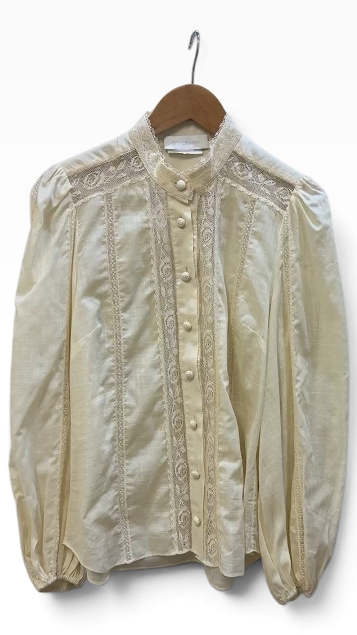 Zimmermann Cream Blouse 1