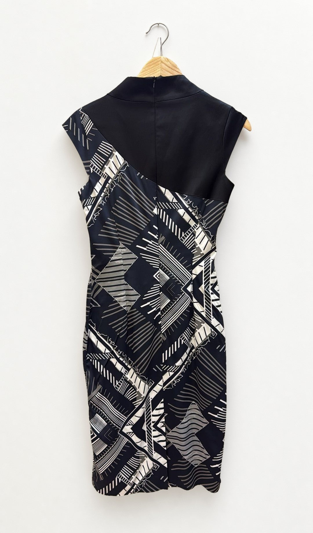 Karen Millen Black Geometric Dress 12