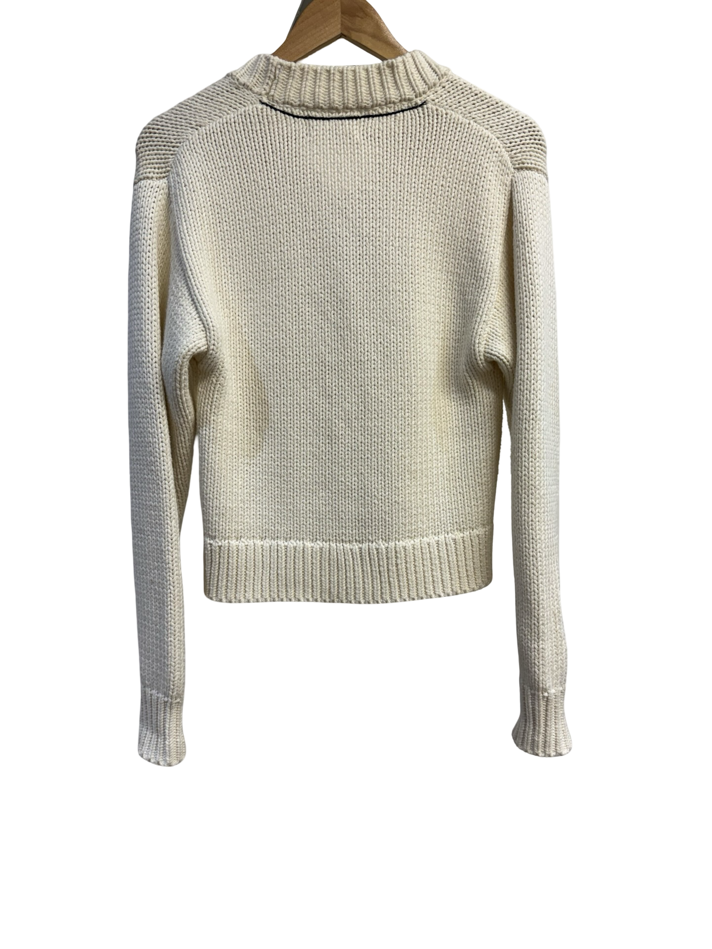 Bassike White Knit Cardigan 0
