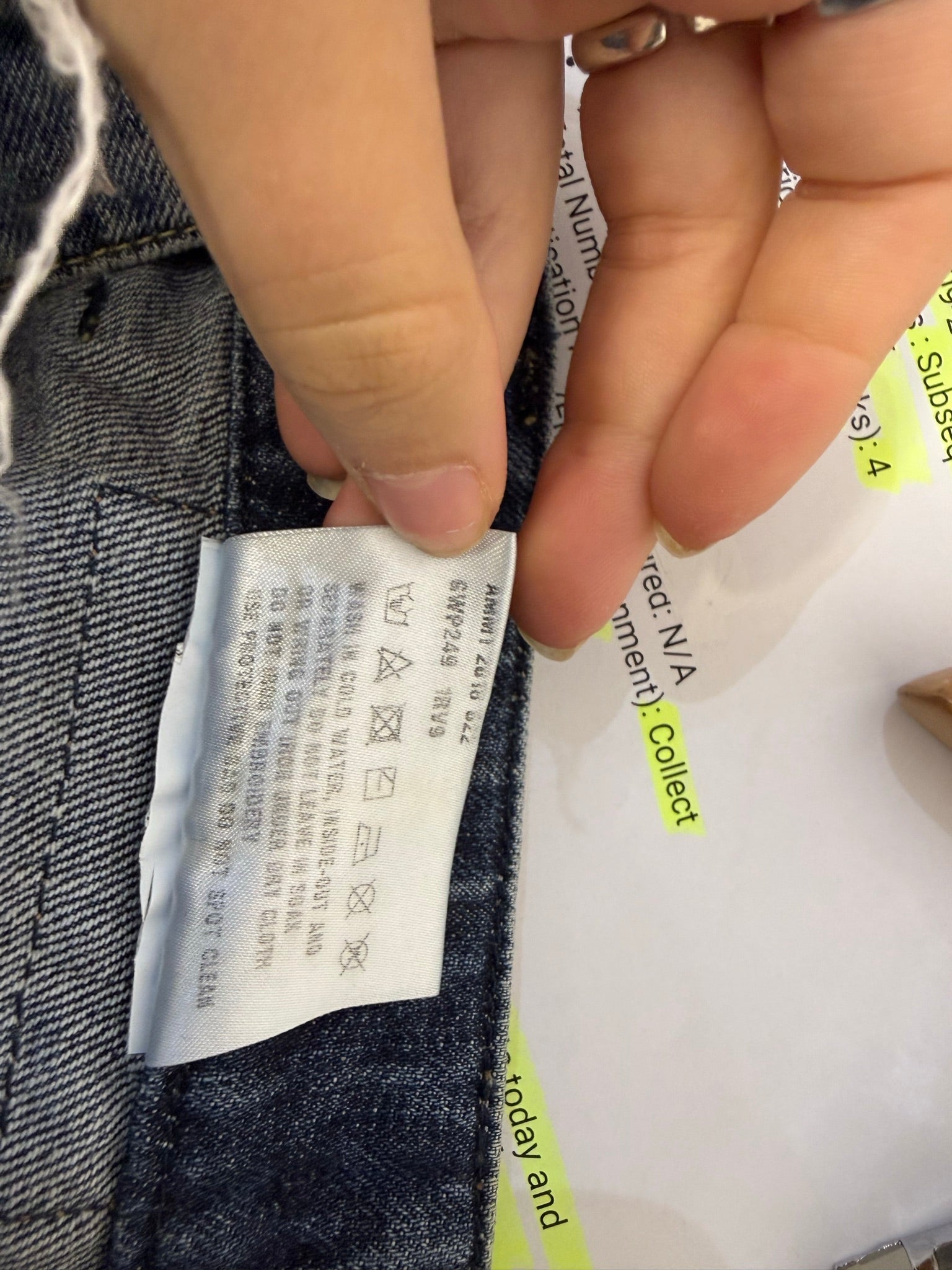 Miu Miu Blue Embellished Jeans 27