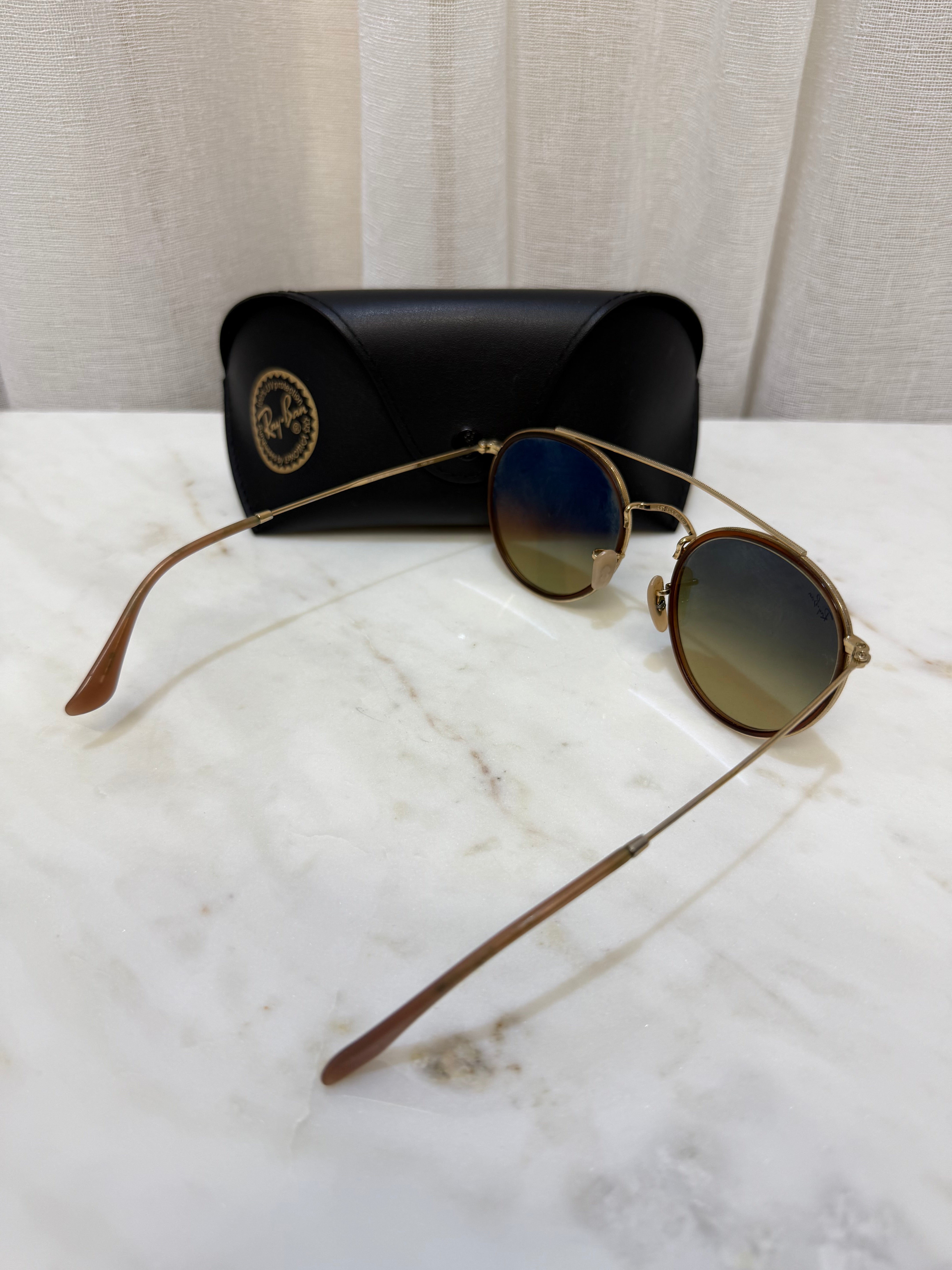 RayBan Rose Gold Sunglasses