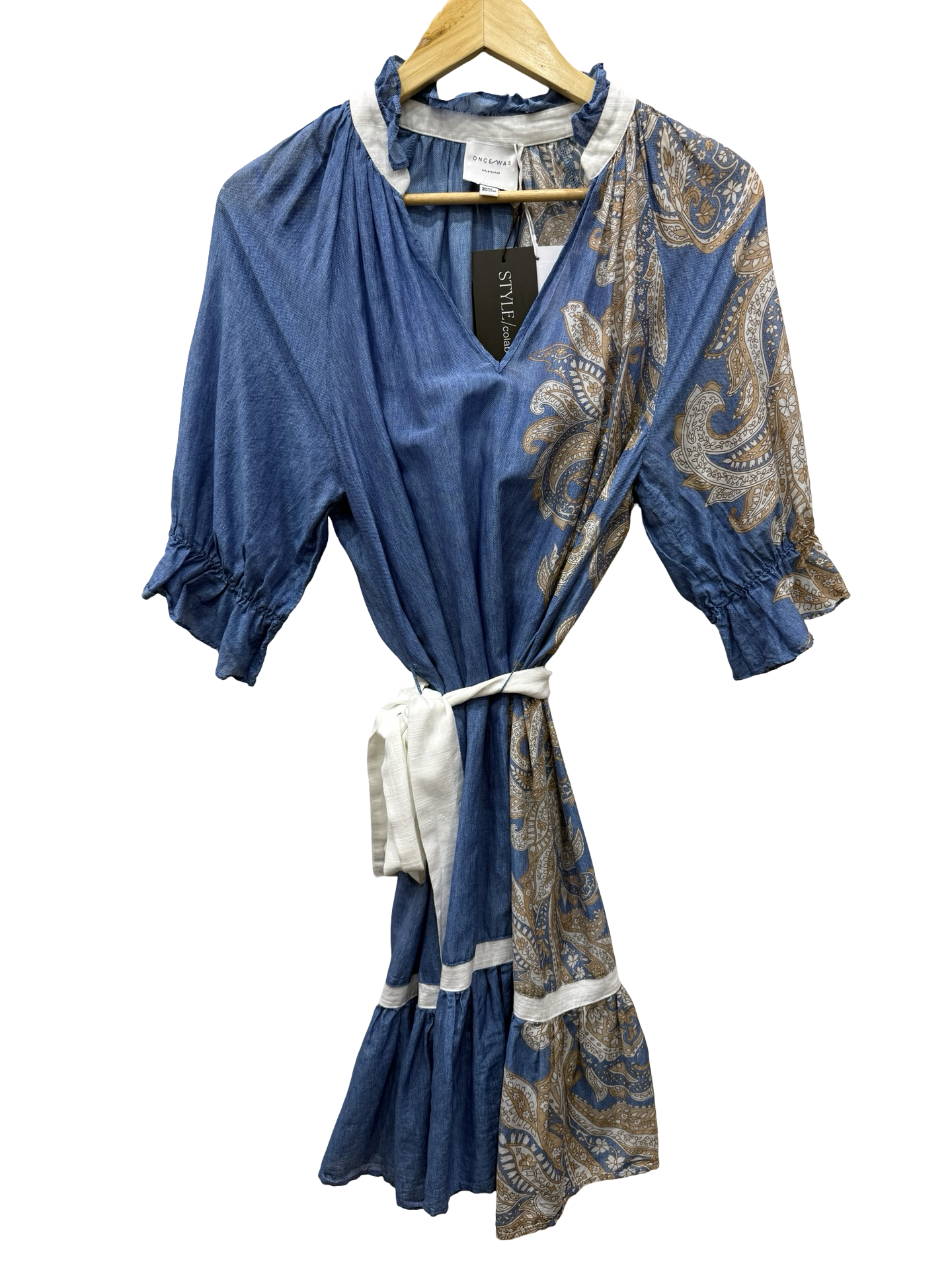 Once Was Blue Dress w Slip 3