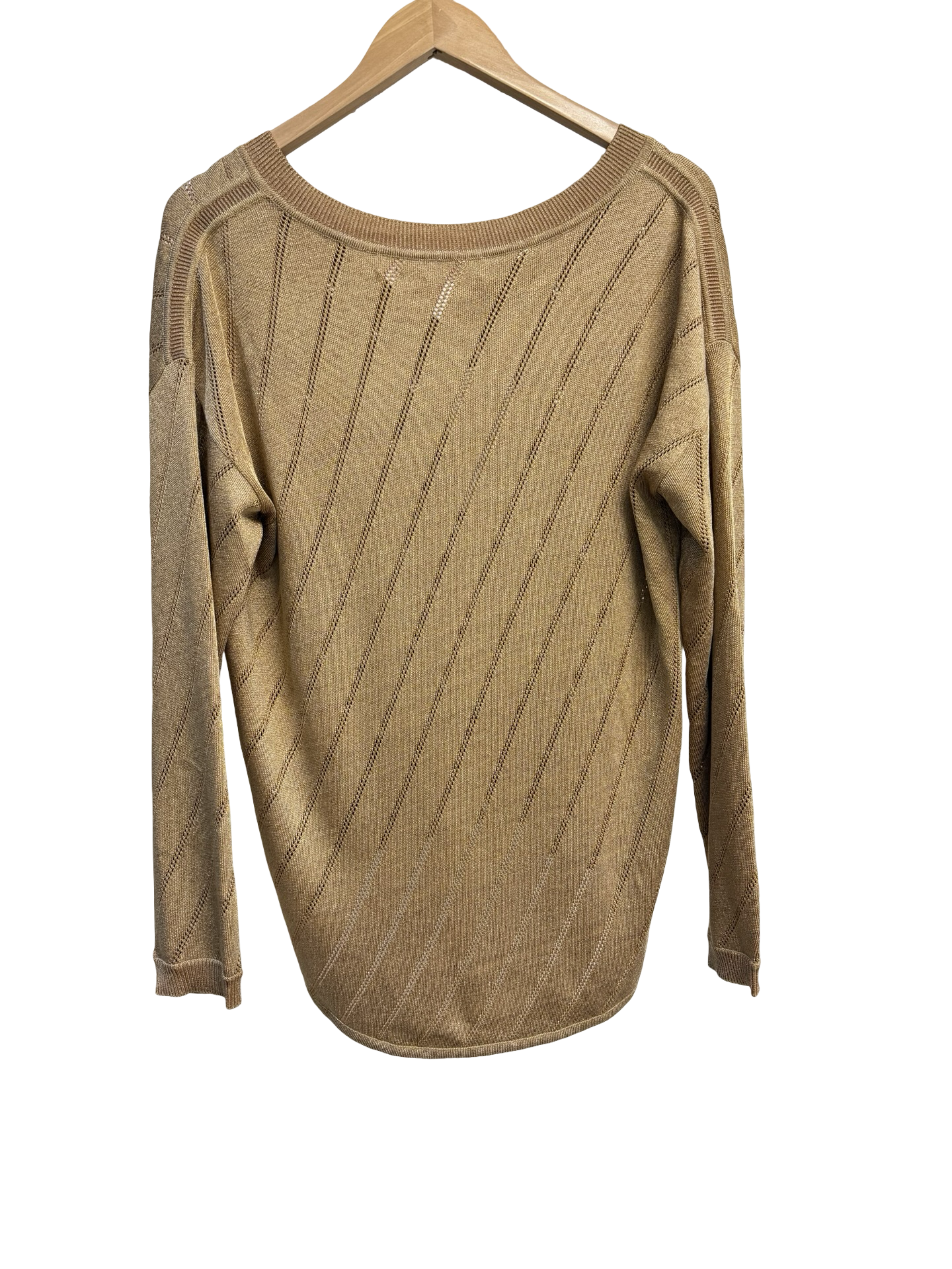 Sass & Bide Gold V-Neck Jumper S