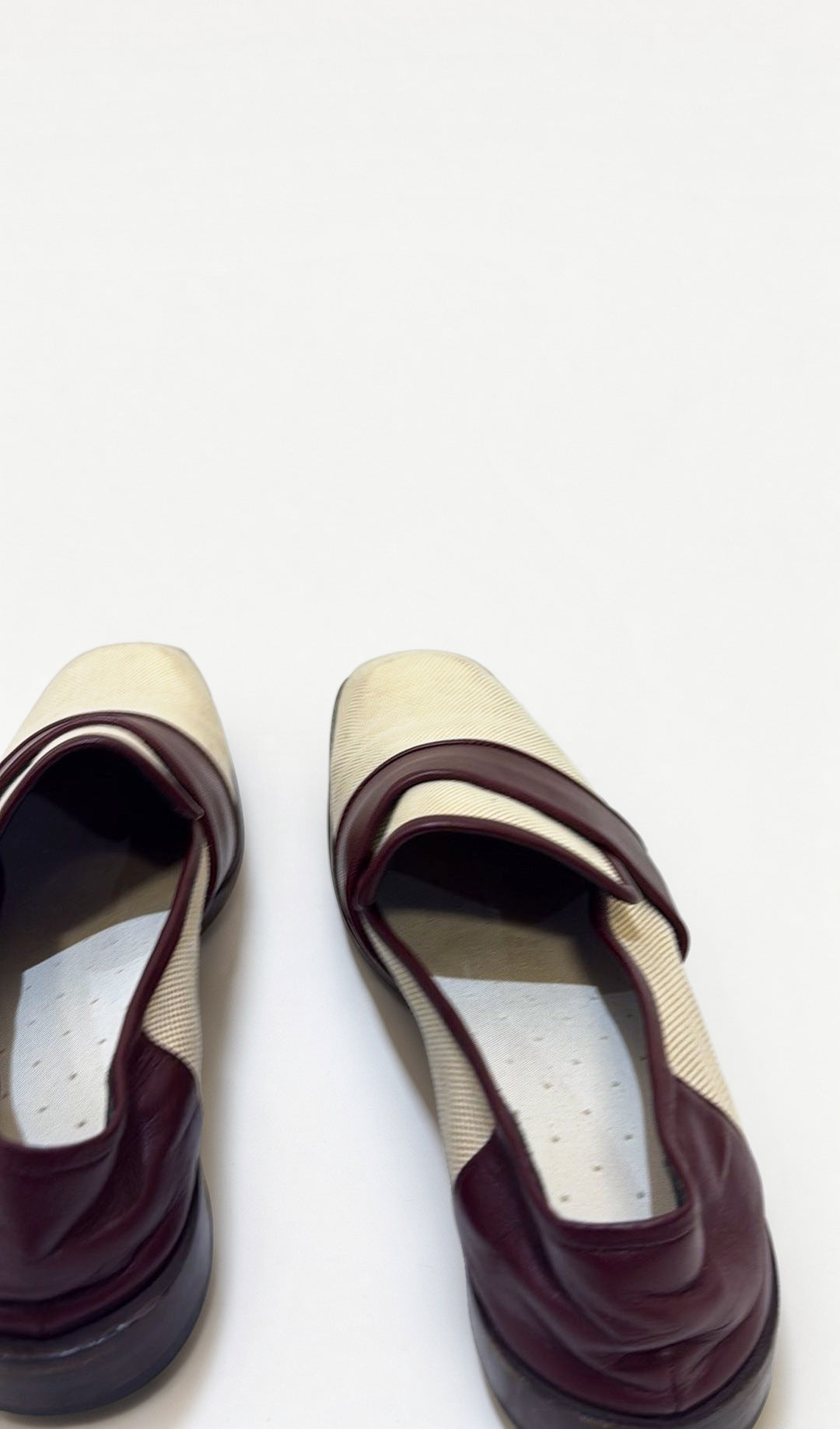 Victoria Beckham Maroon Loafers 37 WDB