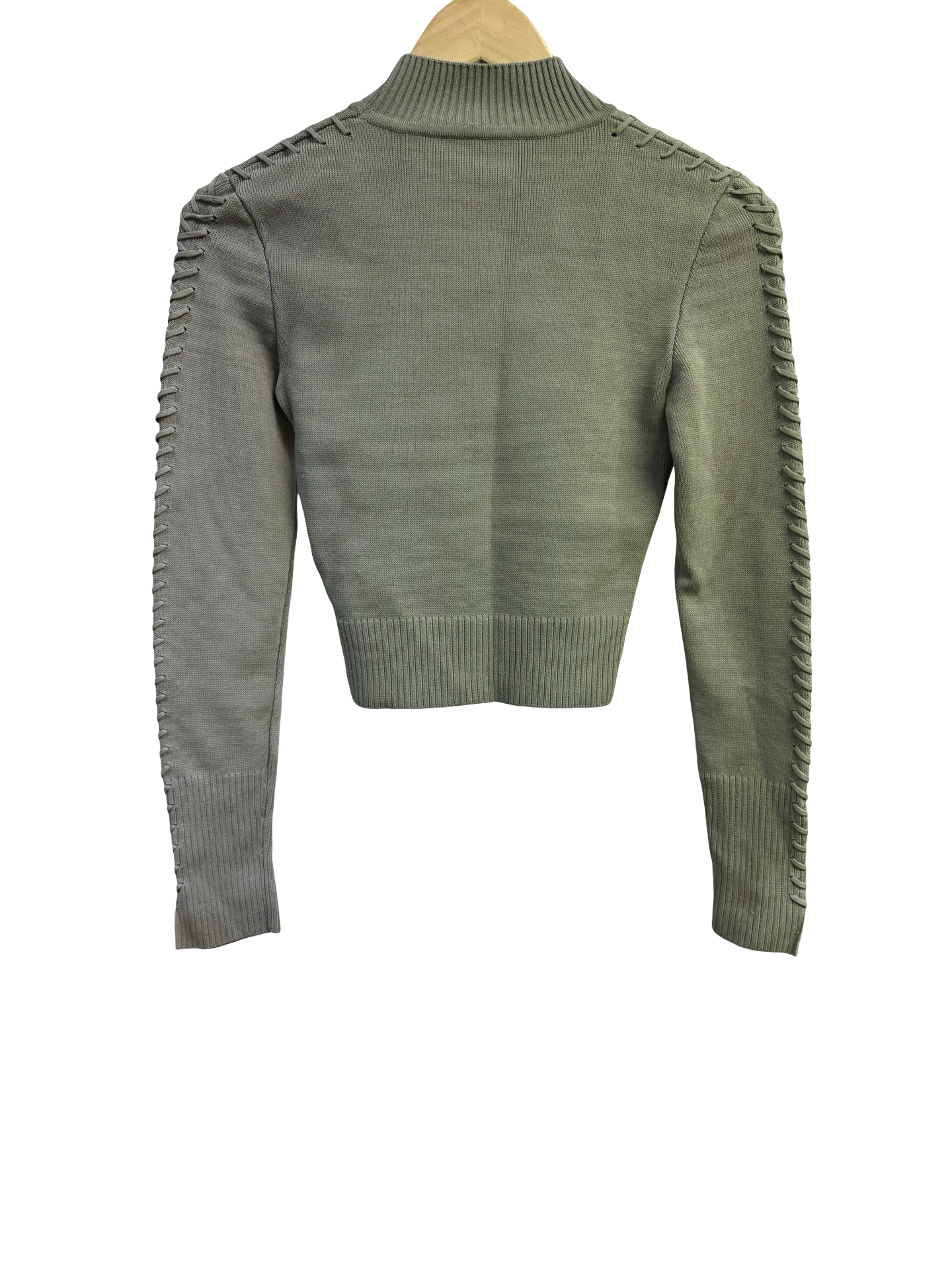 Aje Green Knit Sweater XS
