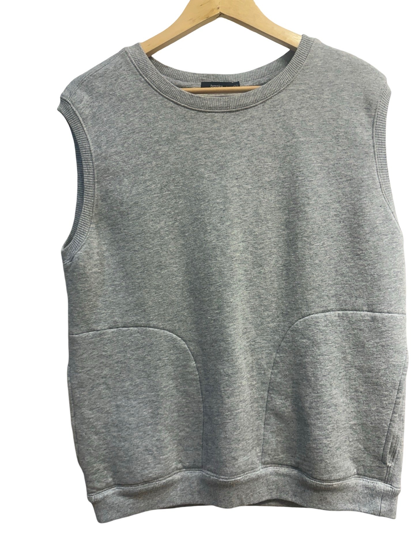 Bassike Grey Top XS/S