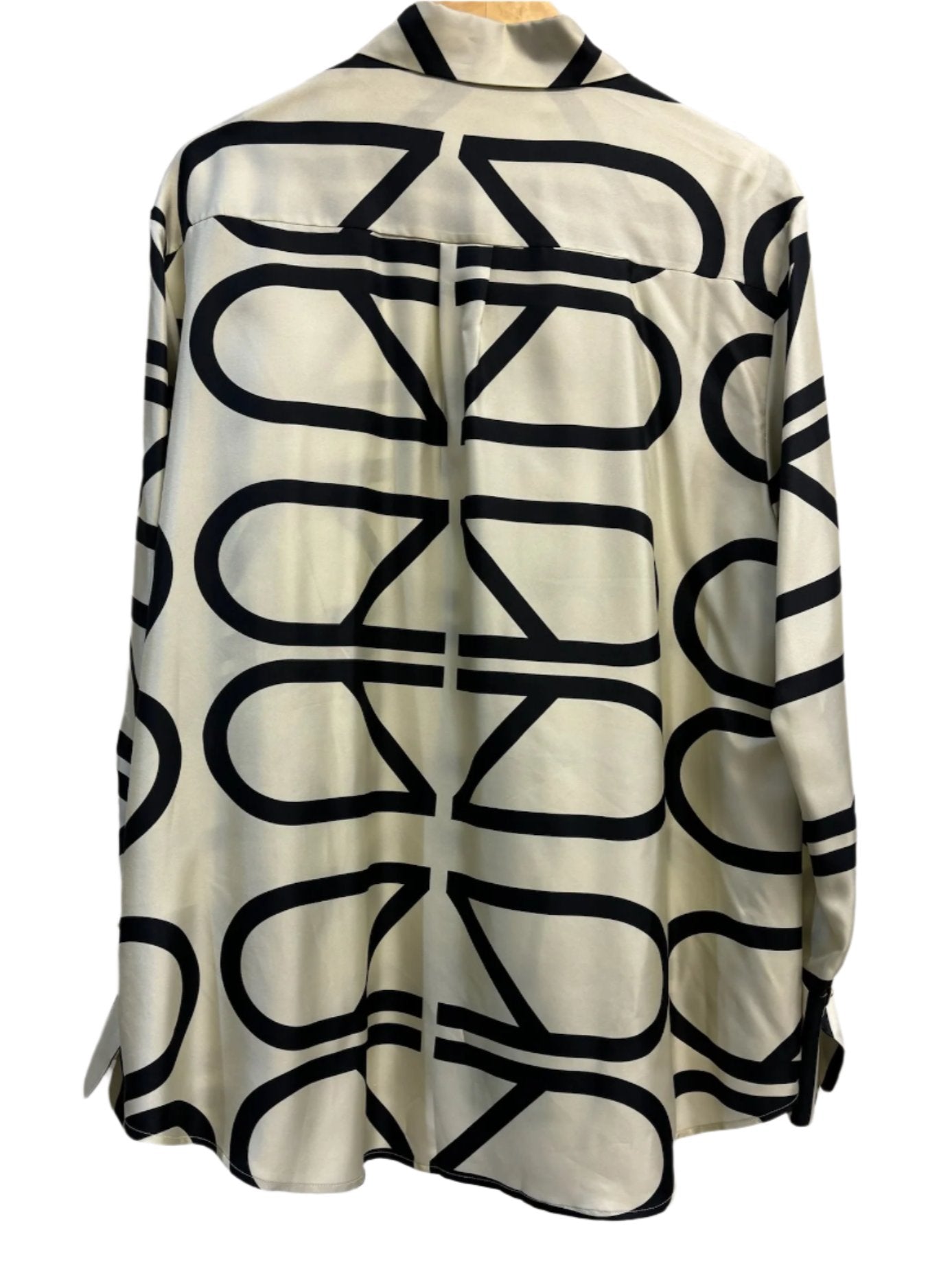 Carla Zampatti Cream/Black Blouse 12