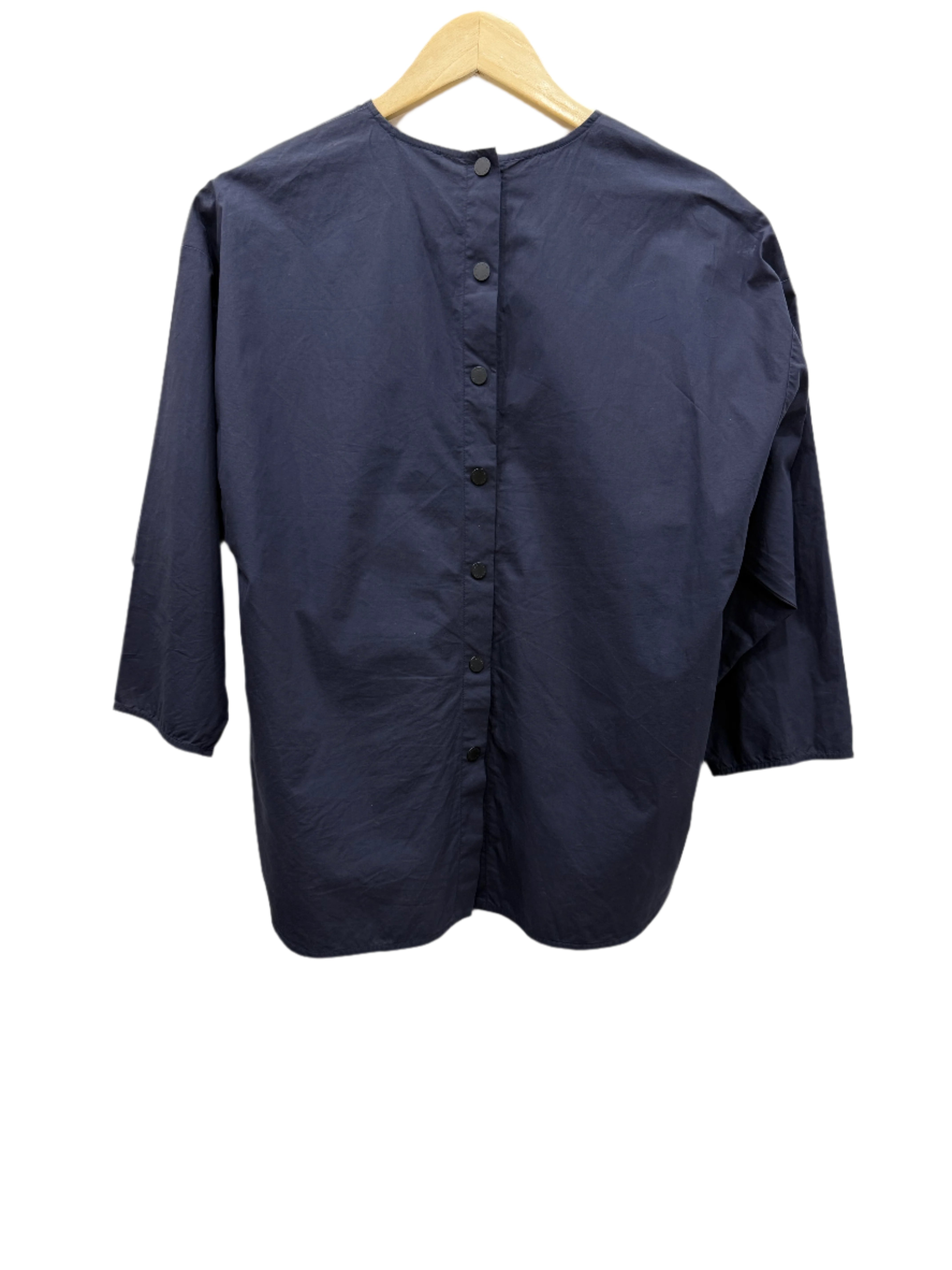 Sandro Navy Button Top 2