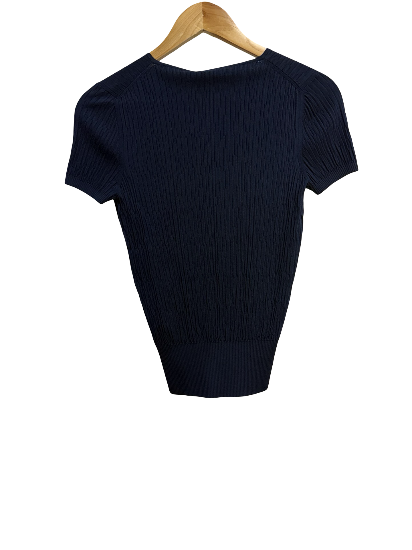 Chanel Navy Knit Top 34
