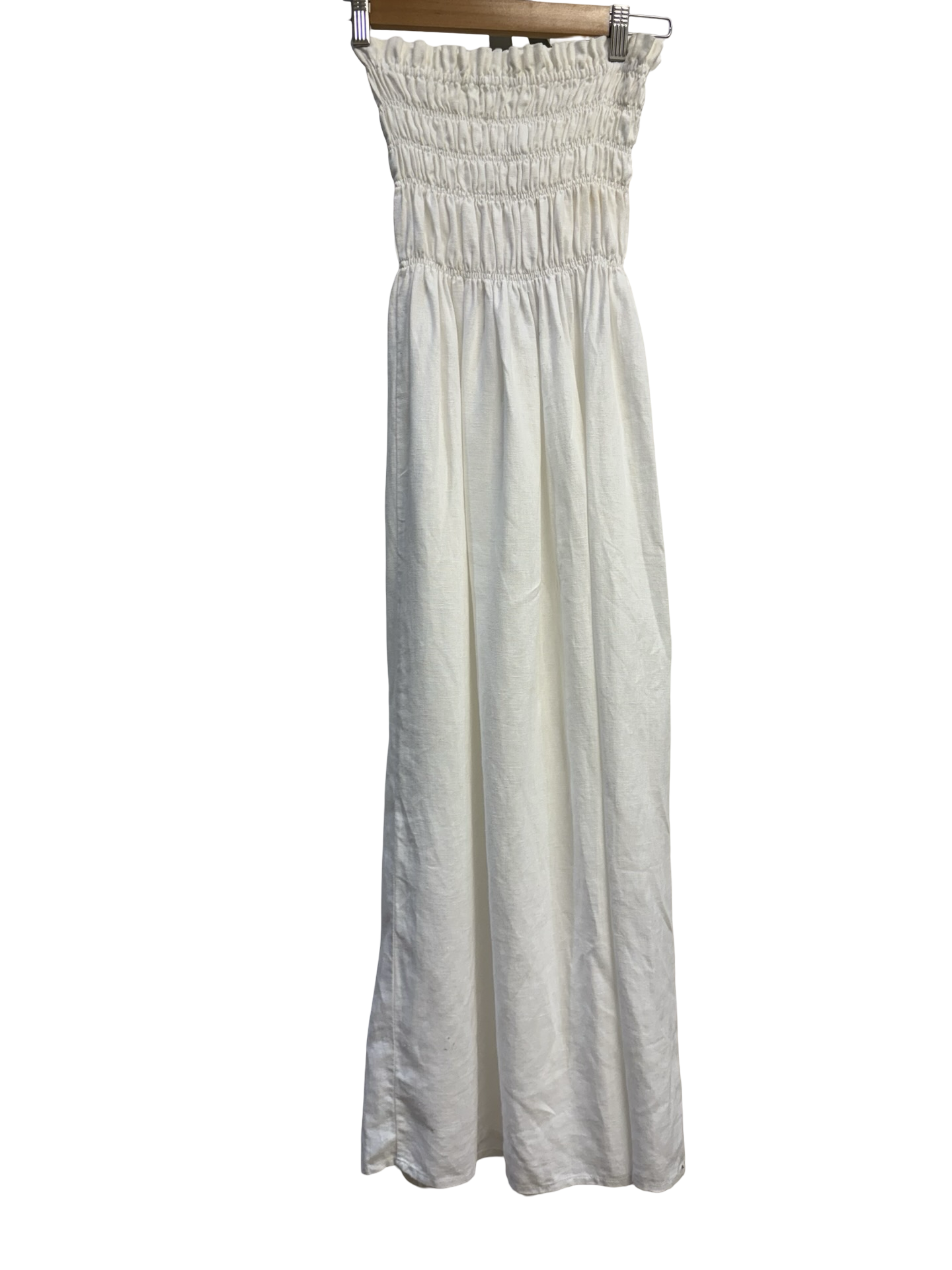 Sir the Label White Strapless Dress 8