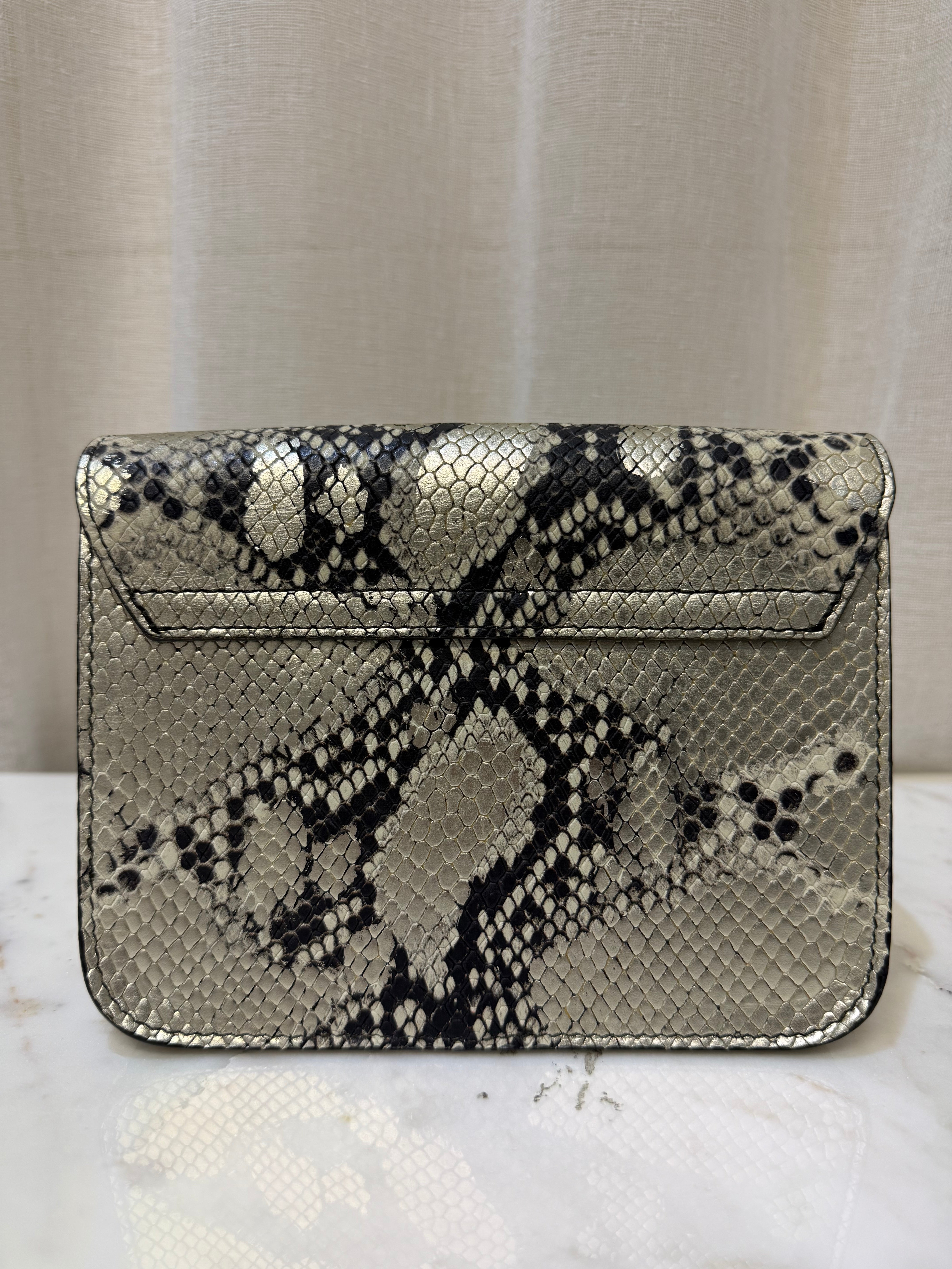 Furla Snakeskin Crossbody Bag
