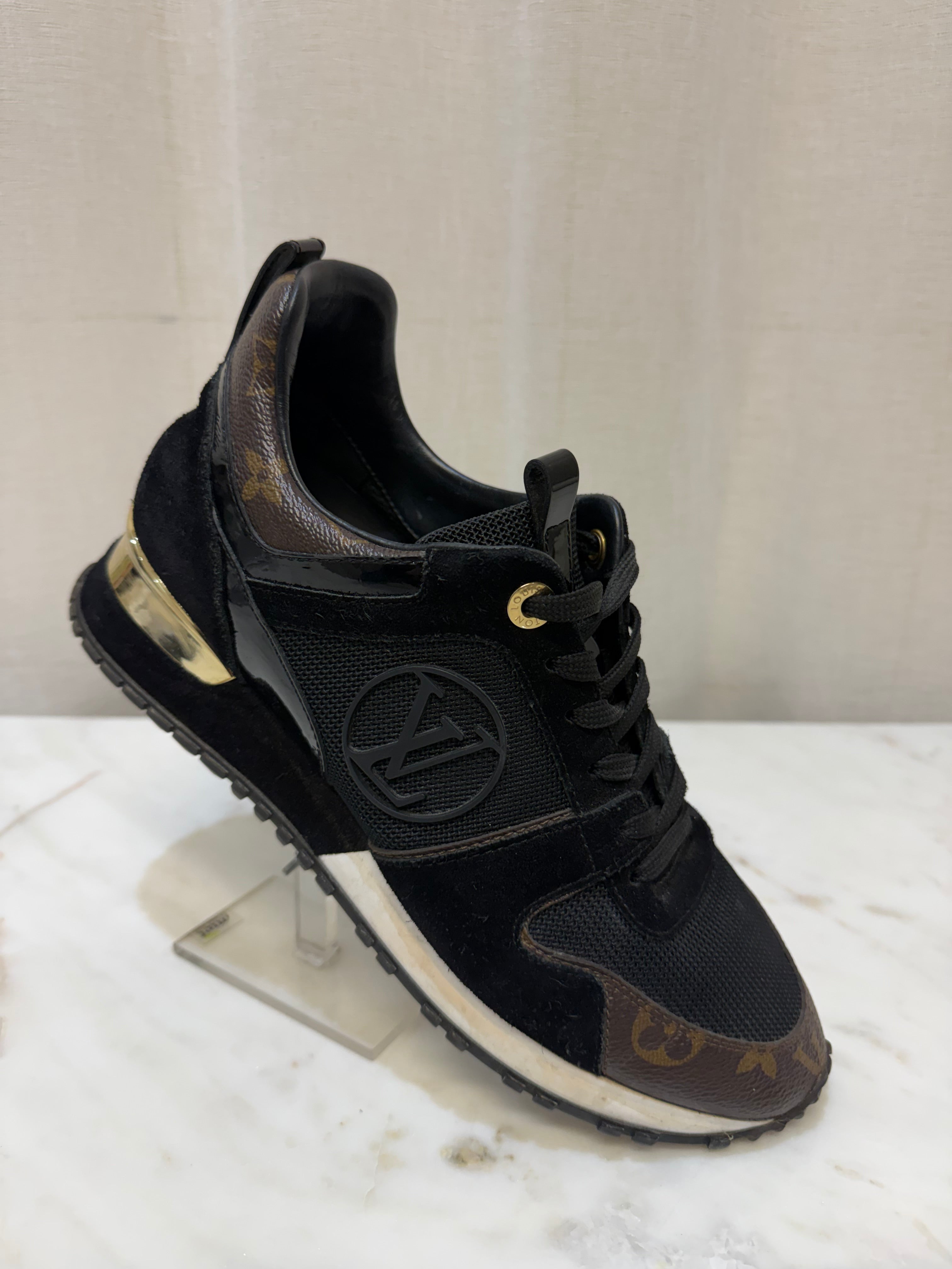 Louis Vuitton Black/Brown Sneakers 39