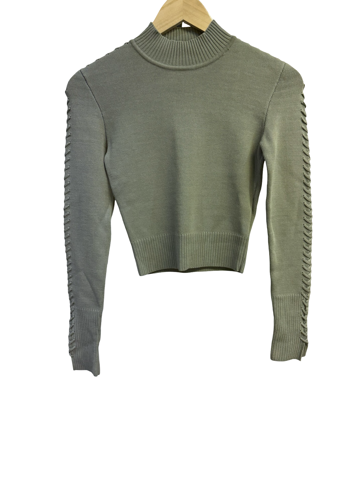 Aje Green Knit Sweater XS