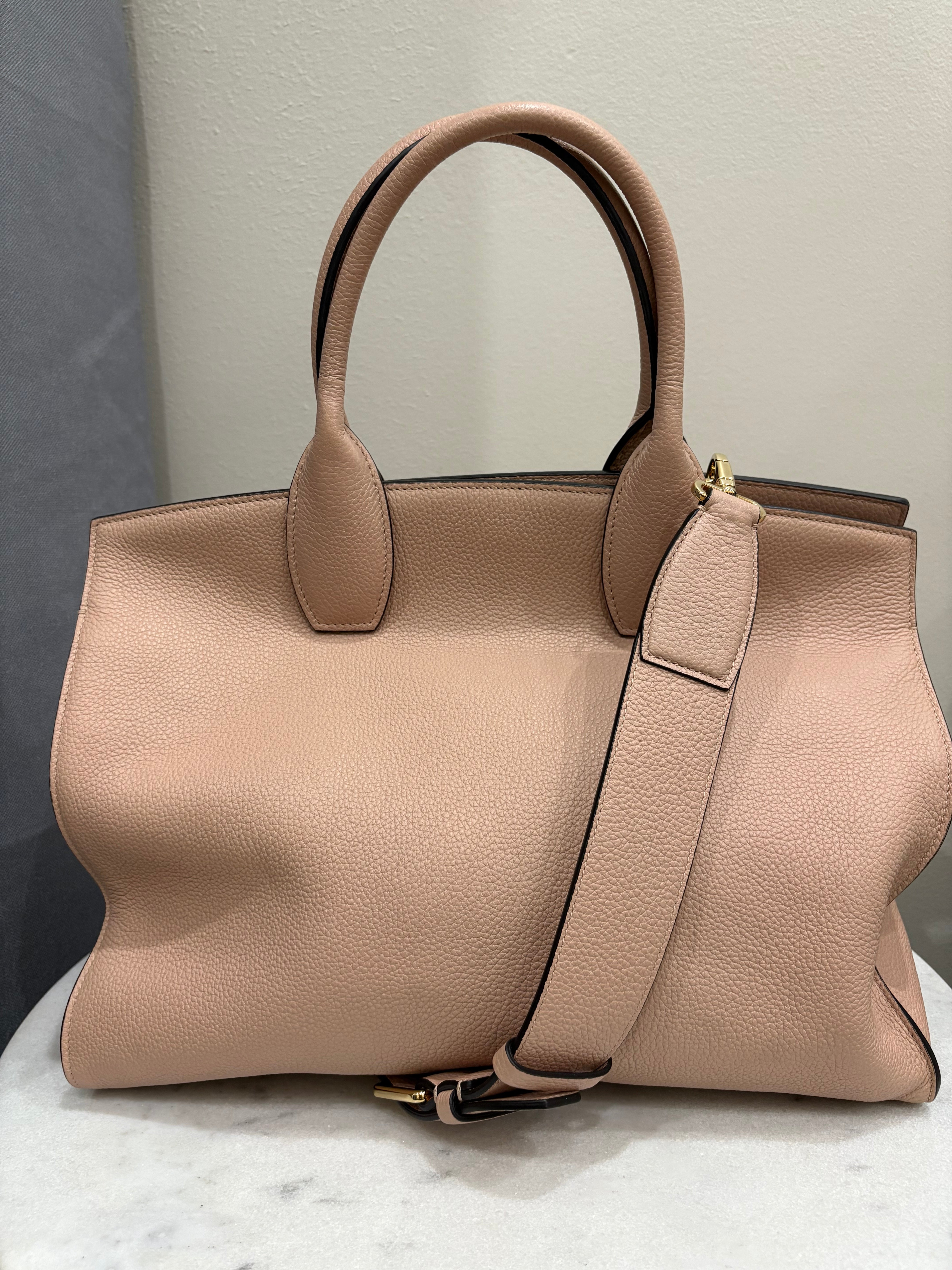 Salvatore Ferragamo Neutral The Studio Bag