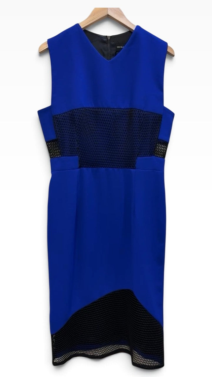 Nicola Finetti Blue Black Dress 12 – preloved at STYLE/colab (photo 1 of 3)