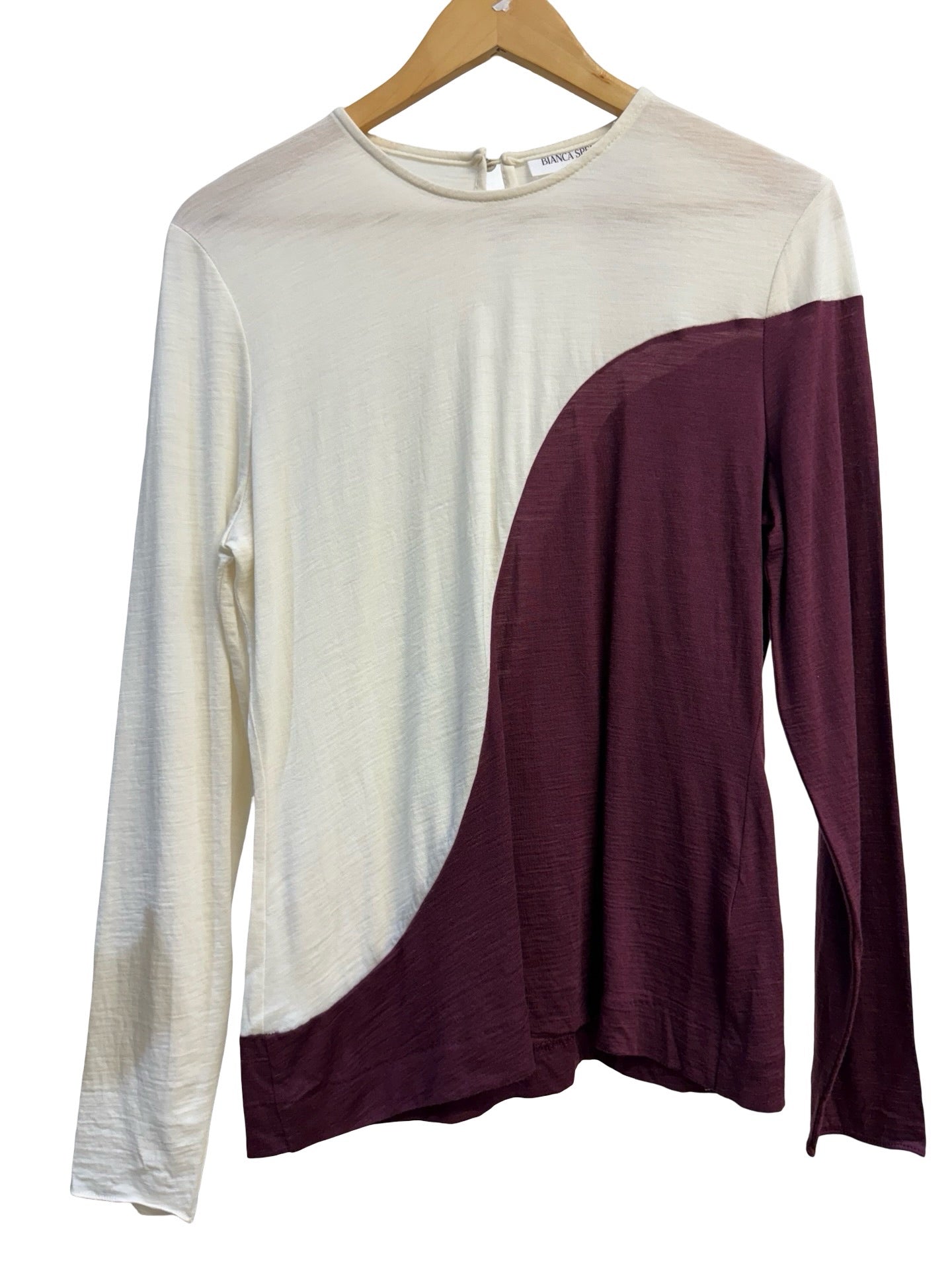 Bianca Spender Maroon Top L