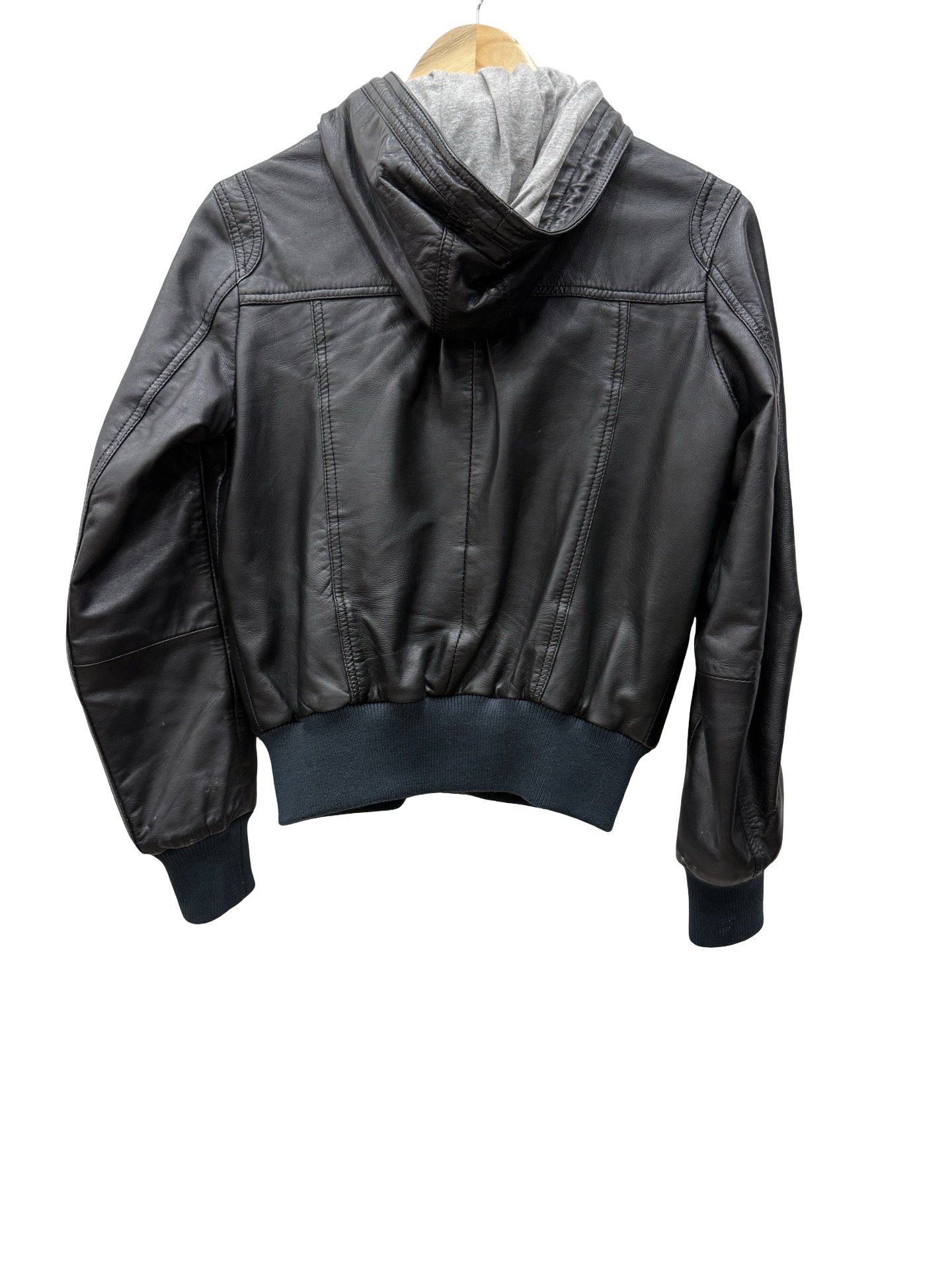 SIRICCO Blk Leather Jacket L
