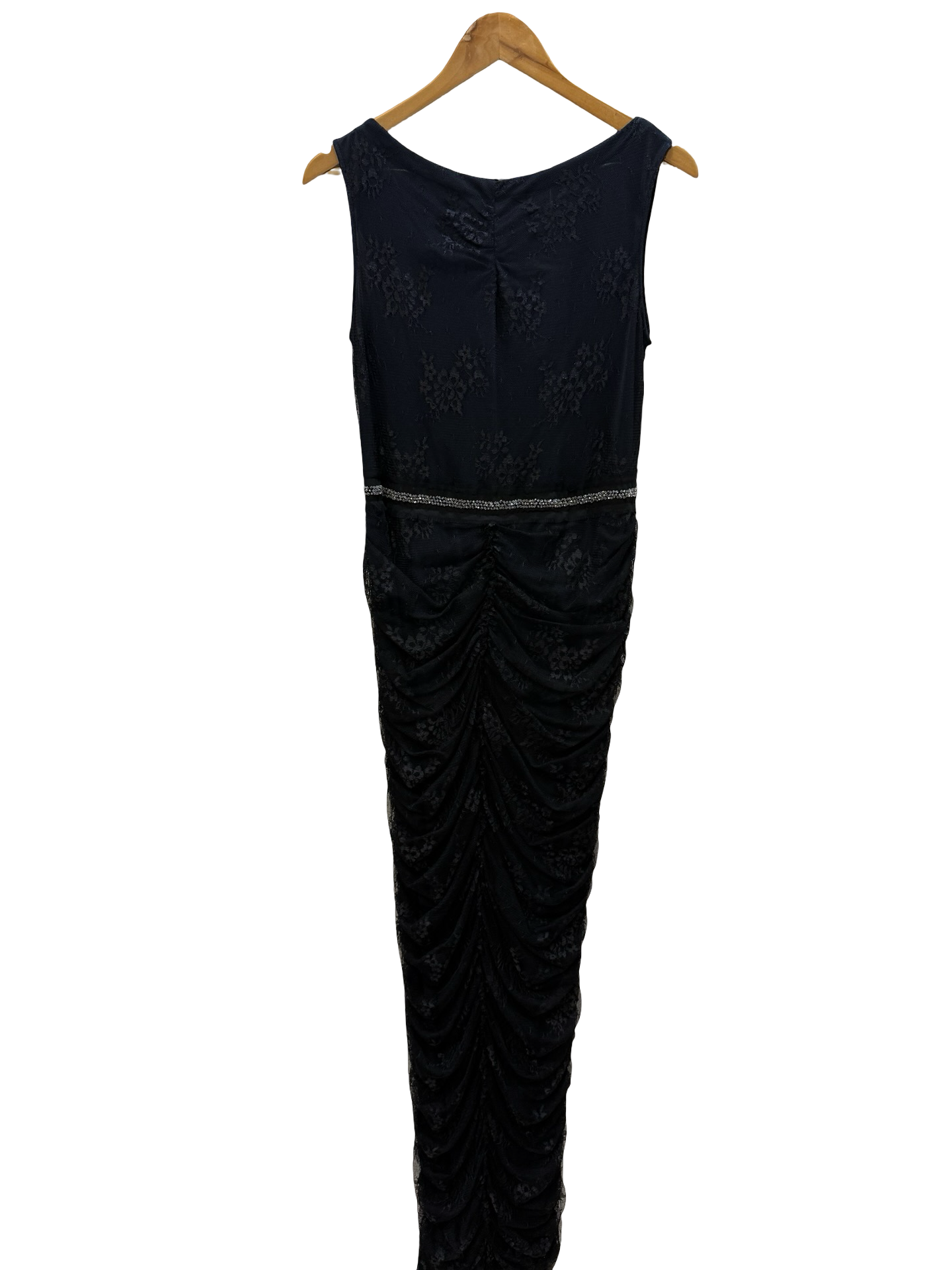 Mango Long Black Evening Dress, Lined L