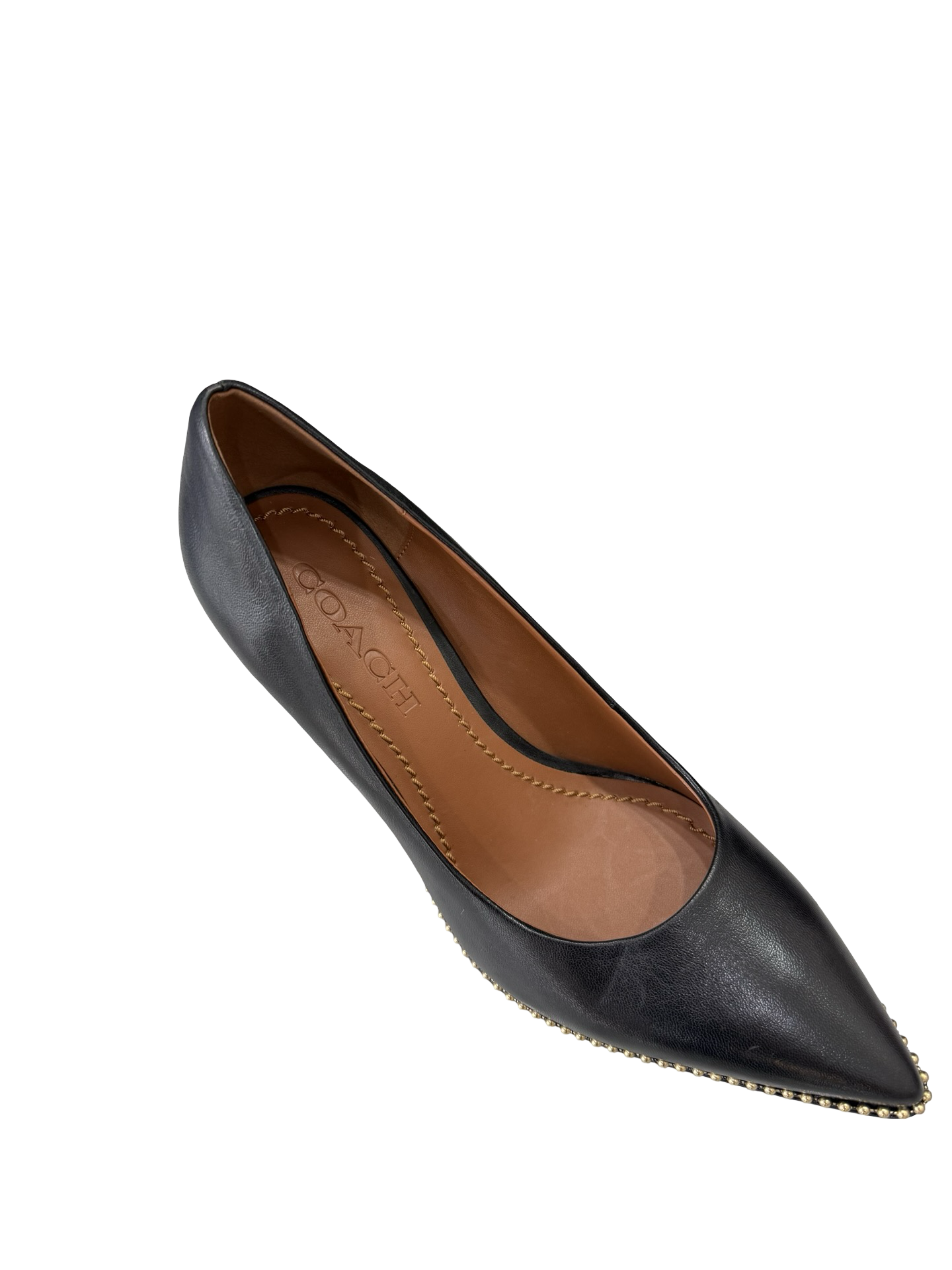 Coach - Black Stilettos with studs (new)  7