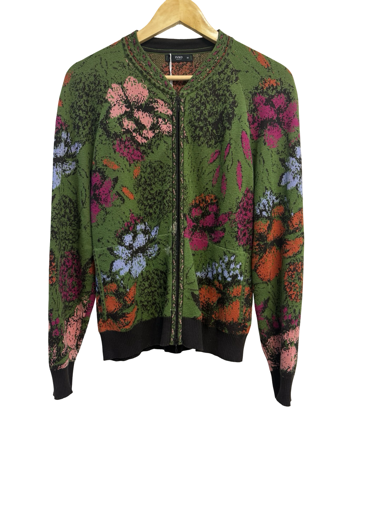 IVKO Green Floral Jacket M