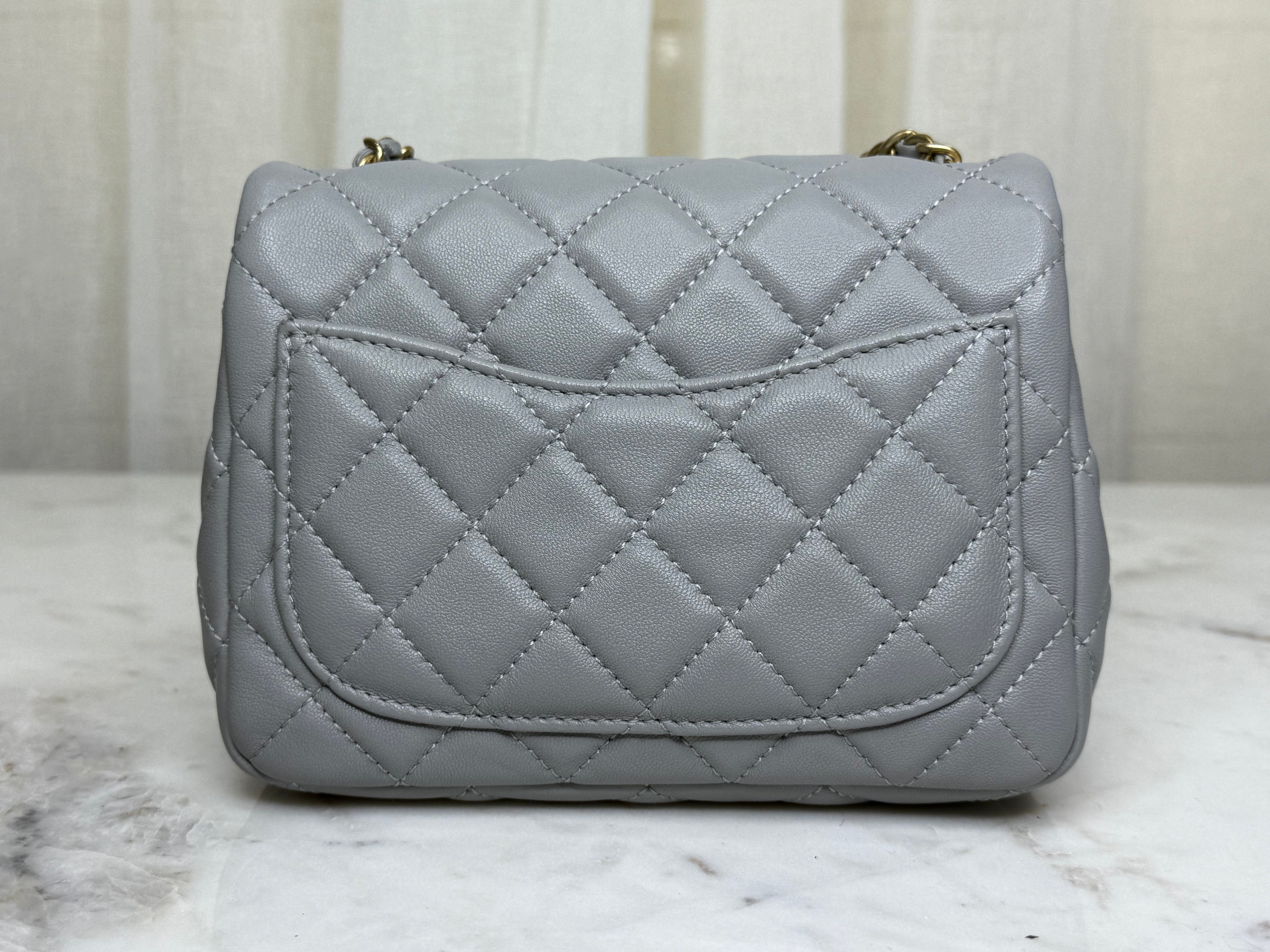 Chanel Grey Mini Classique