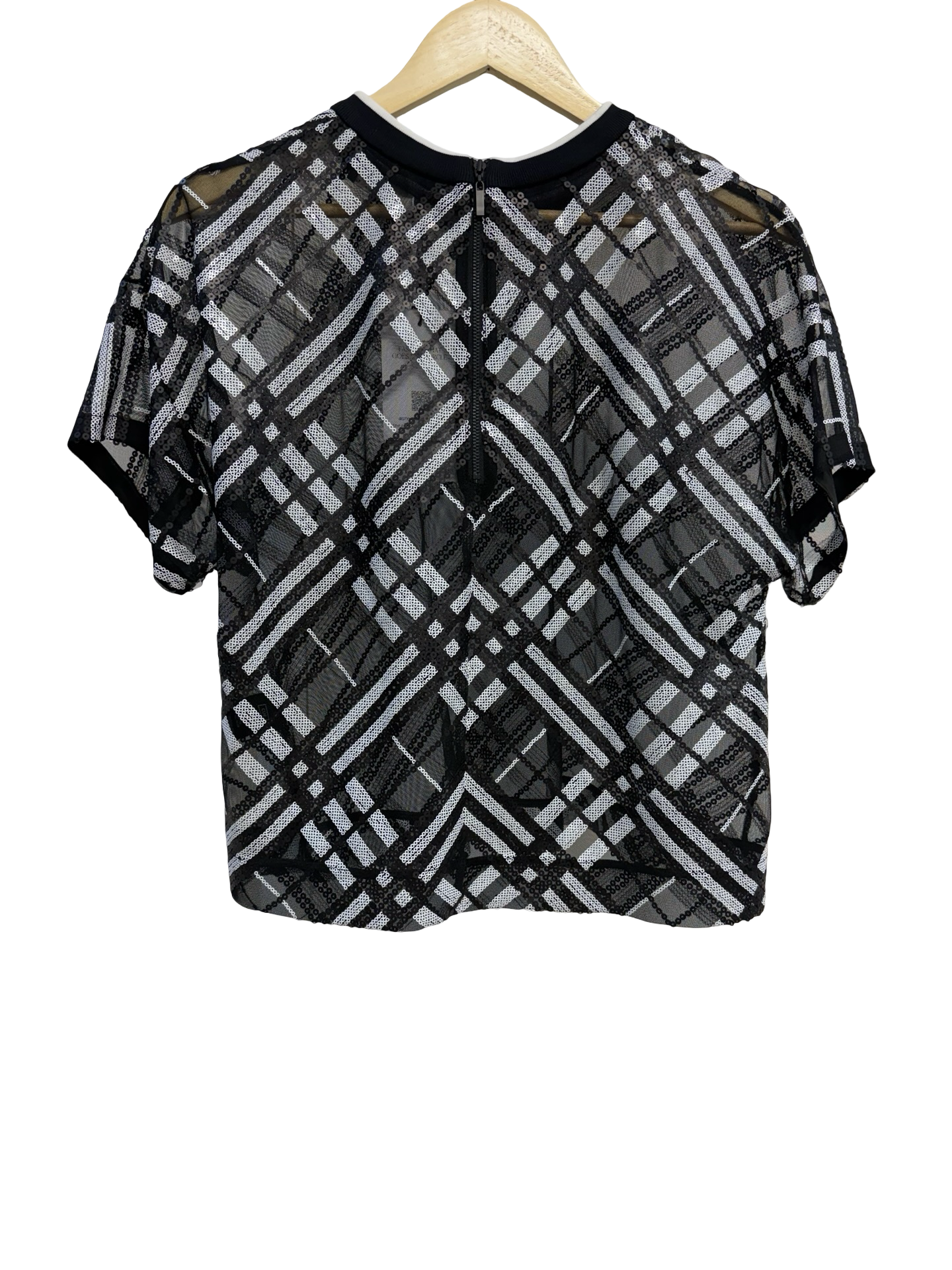 CUE Black Sequin Top 12