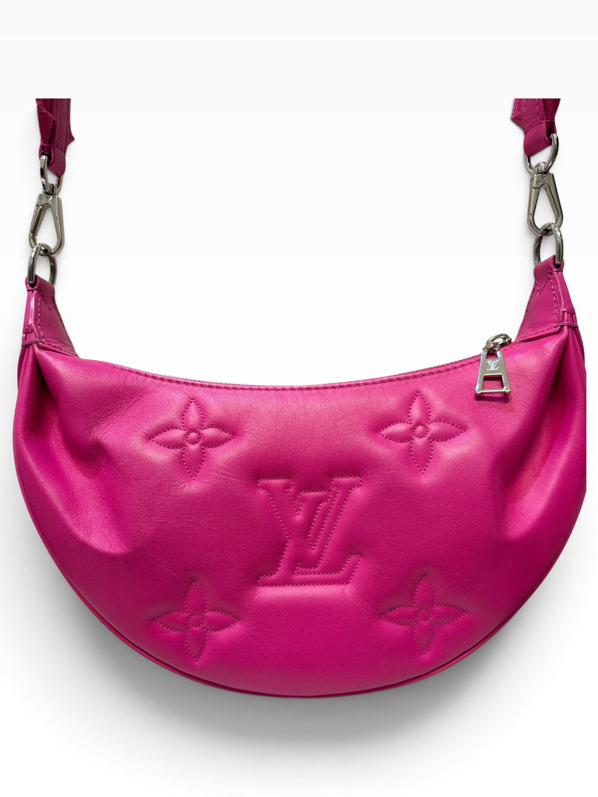 Louis Vuitton Pink Leather Monogram Crossbody Bag, O/S