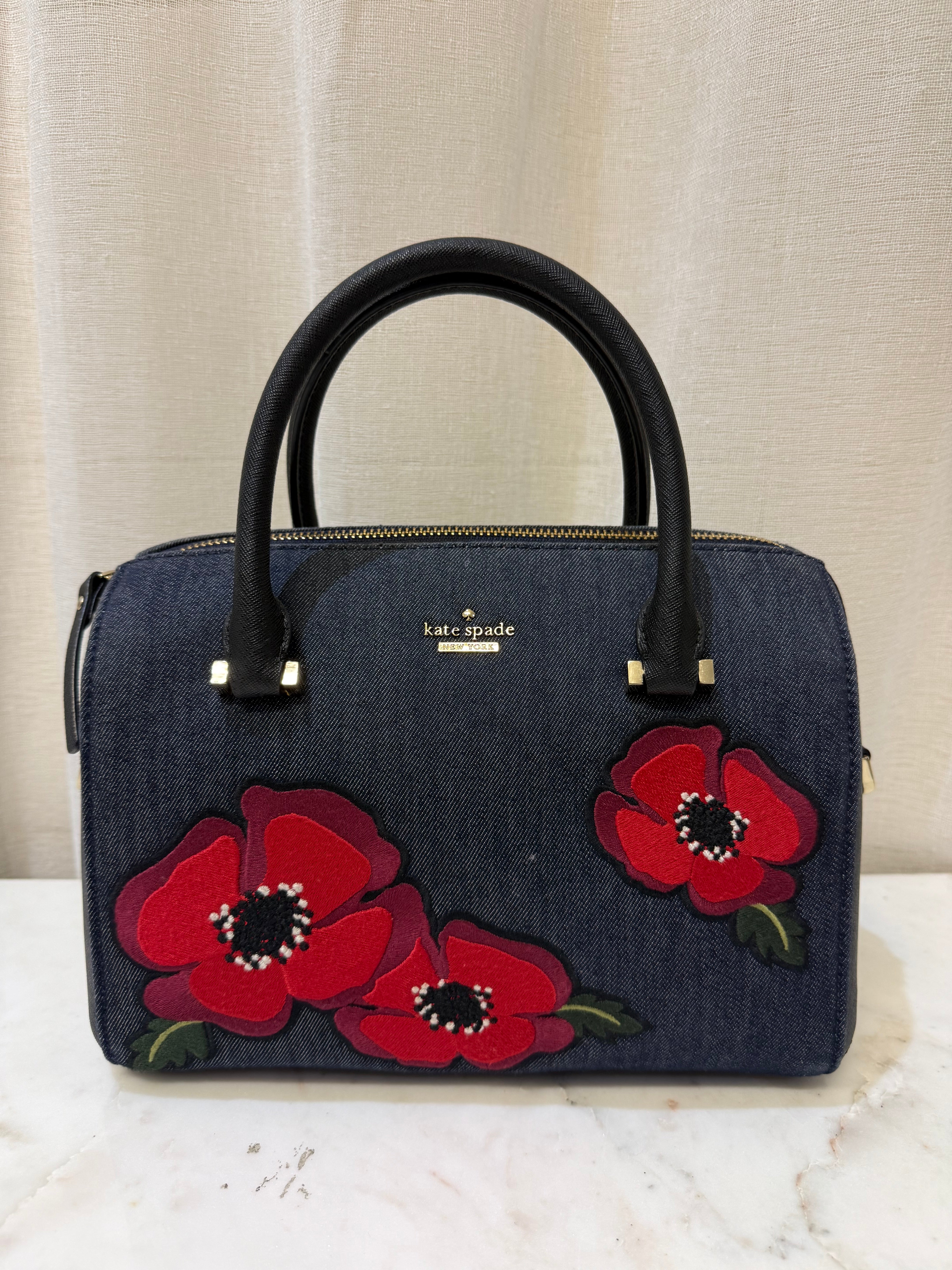 Kate Spade Navy/Poppy Crossbody Bag WB