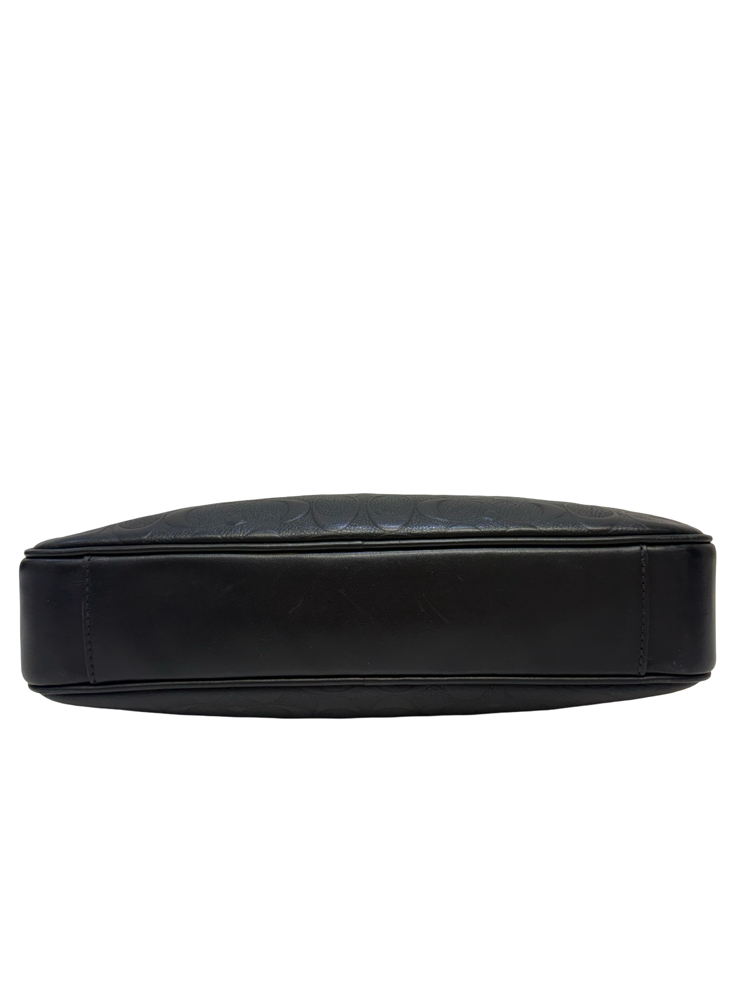 Black Coach Leather Pouch in