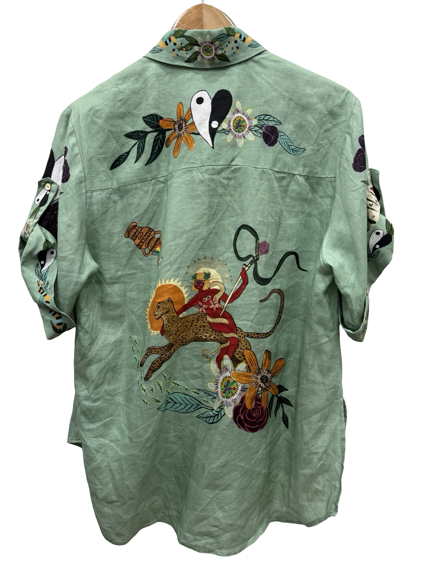 Alemais Green Shirt 6