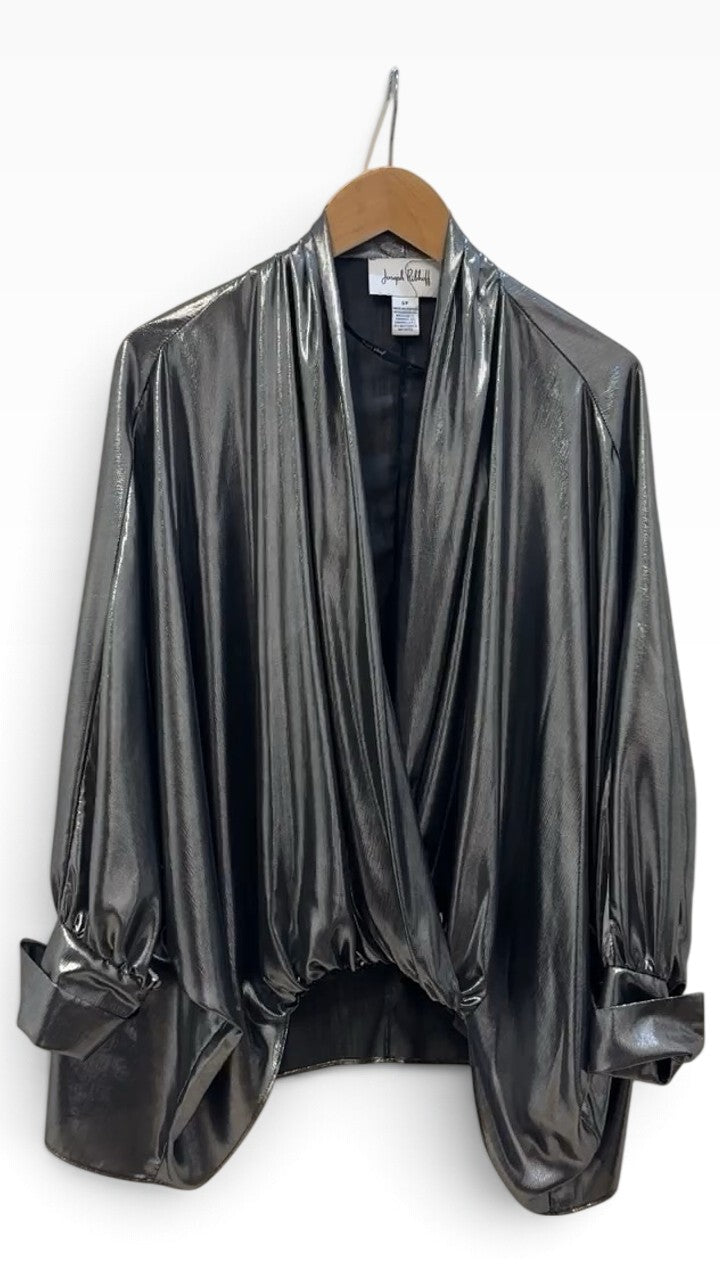 Joseph Ribkoff Silver Blouse S