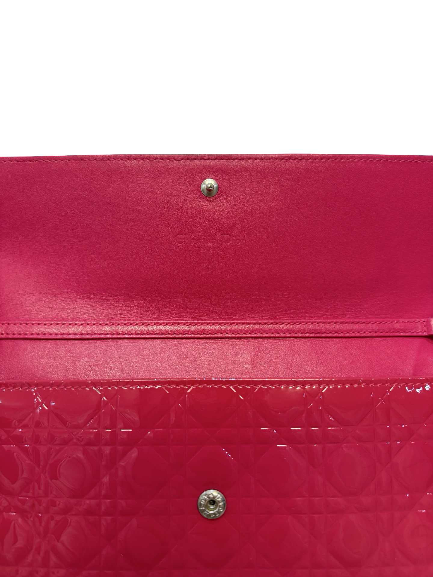 Dior Pink Wallet On Chain W/receipt