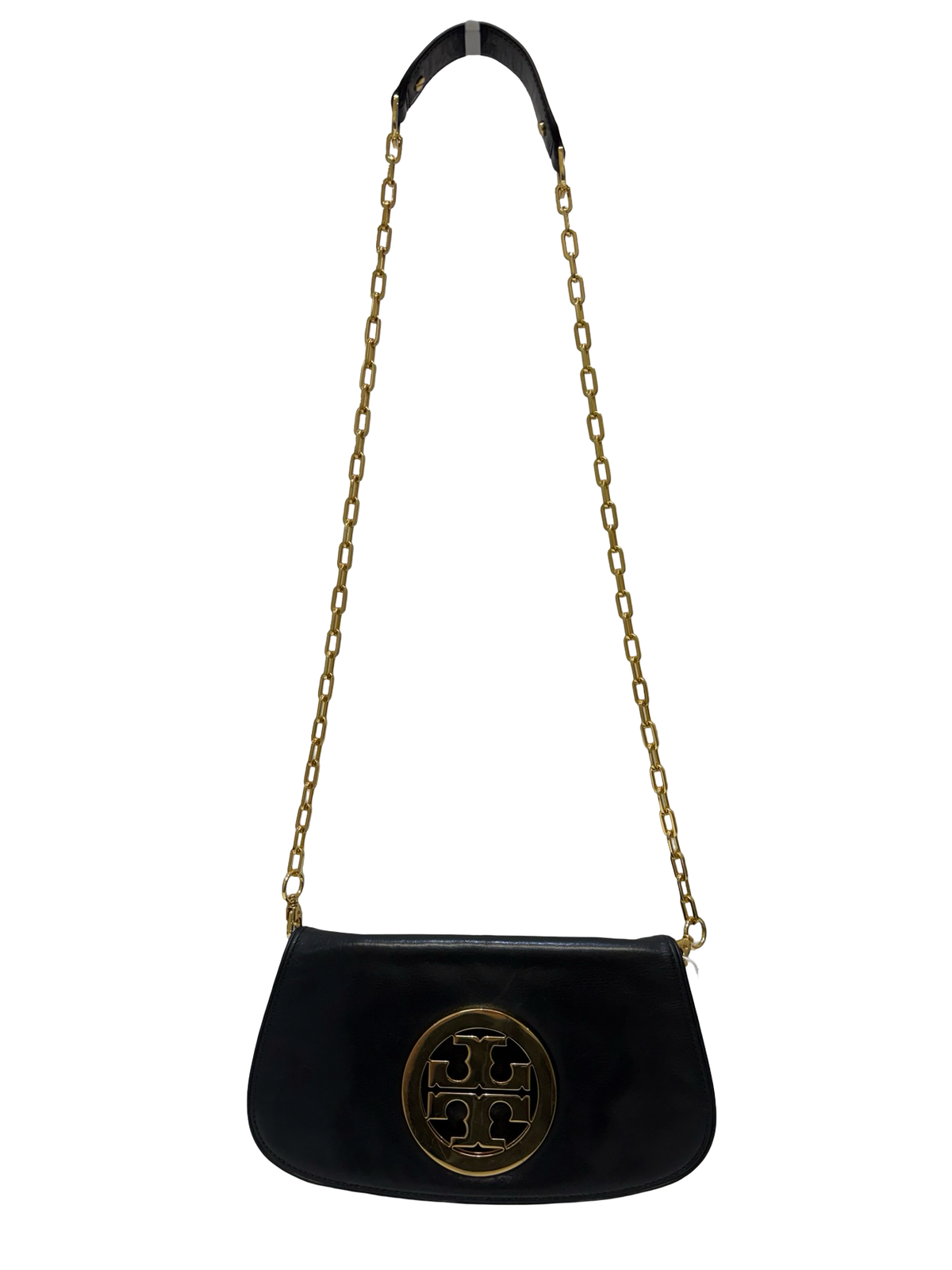 Black Tory Burch Reva Small Clutch