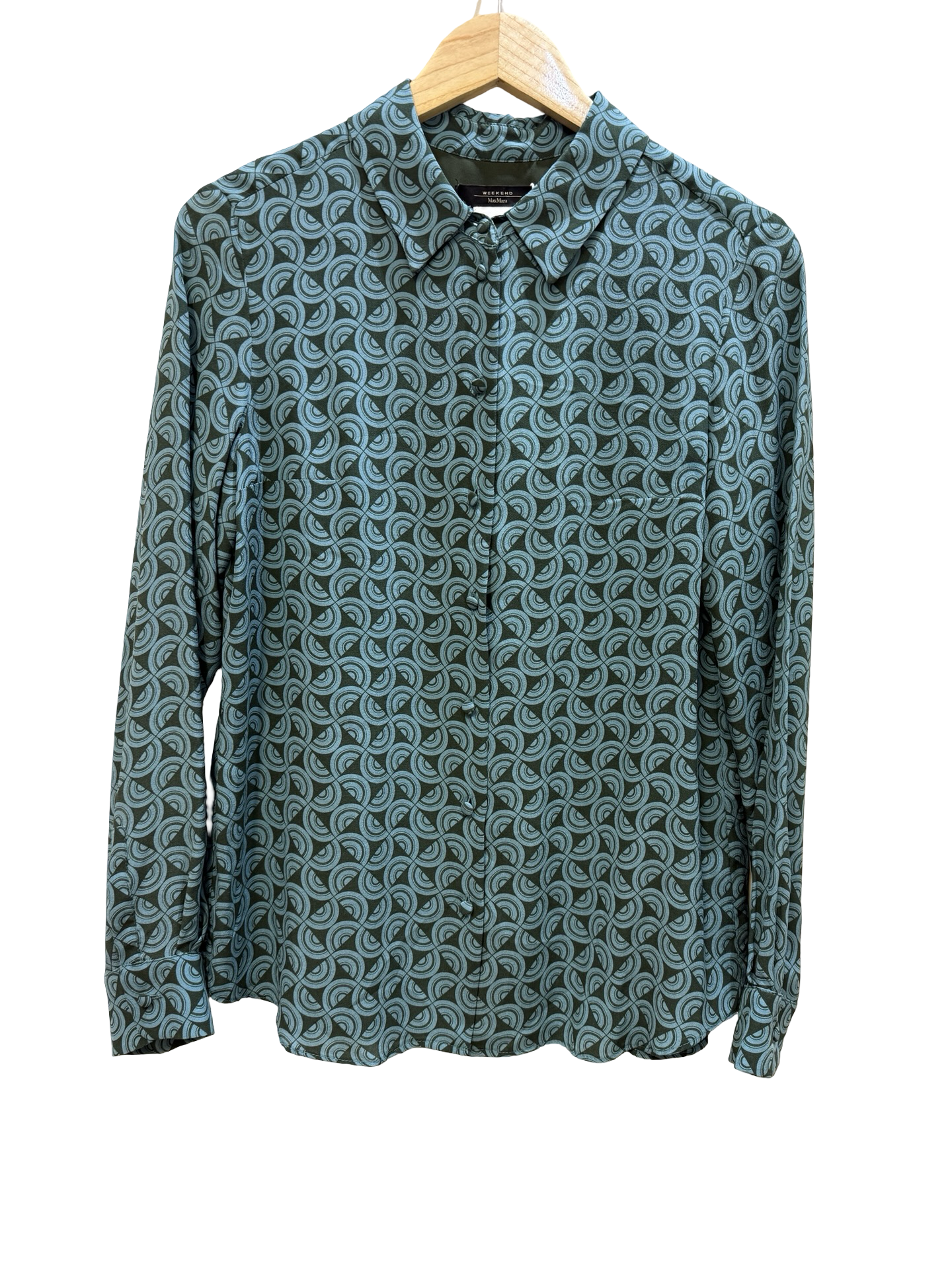 Max Mara Green/Blue Shirt 12