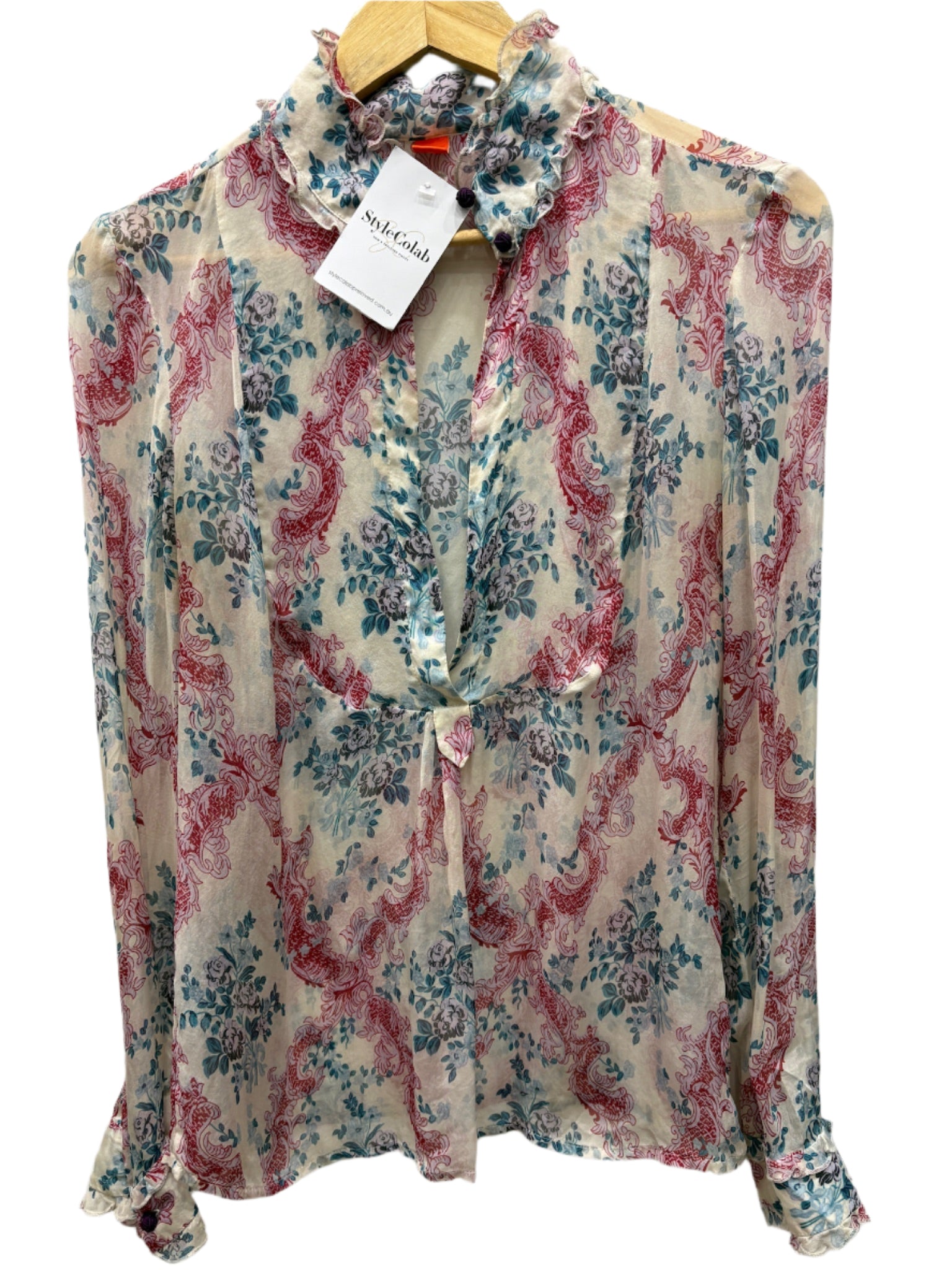 Hugo Boss Mltclr Sheer Shirt M