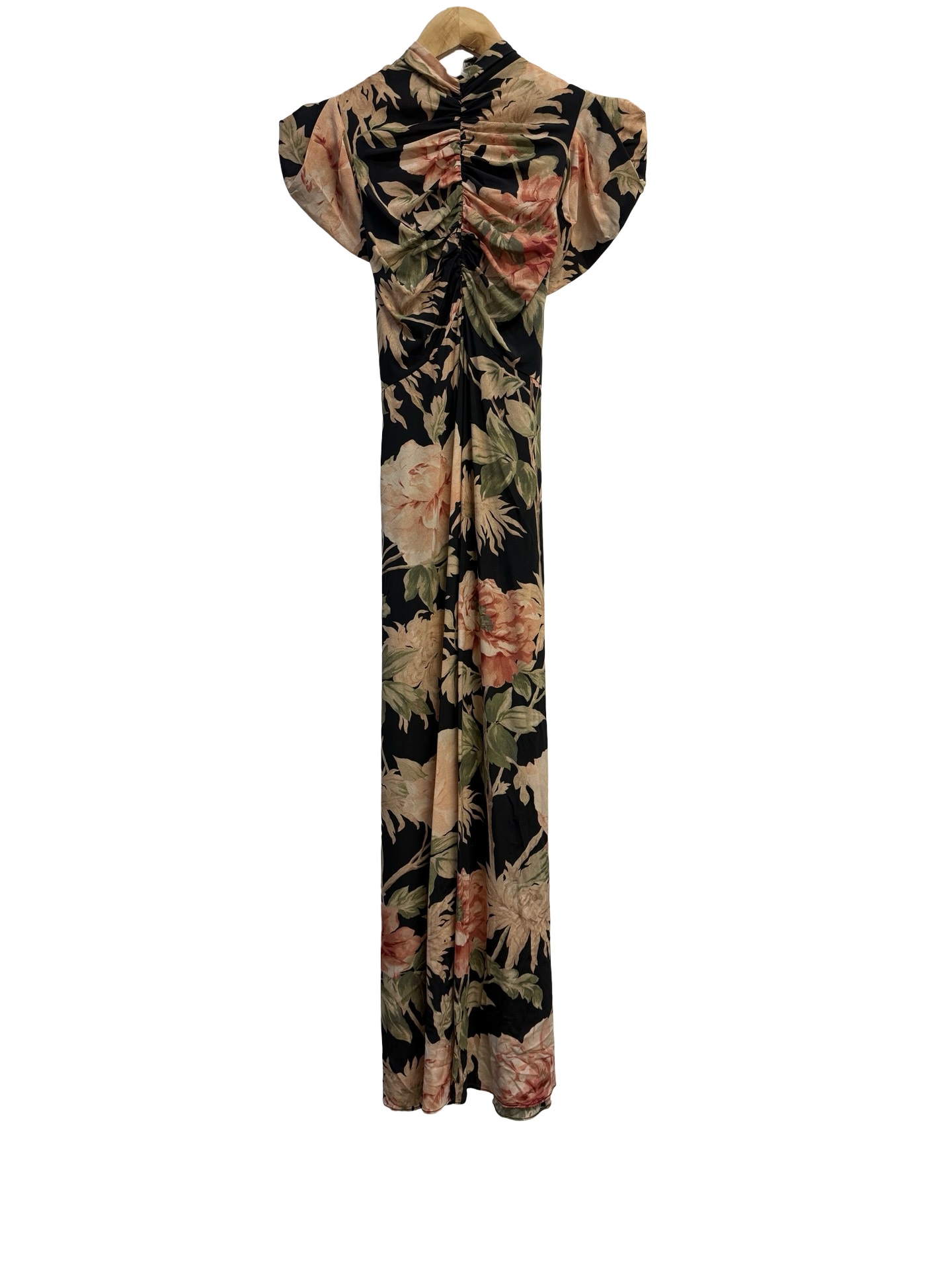 Zimmermann Black Peony Silk Dress 0