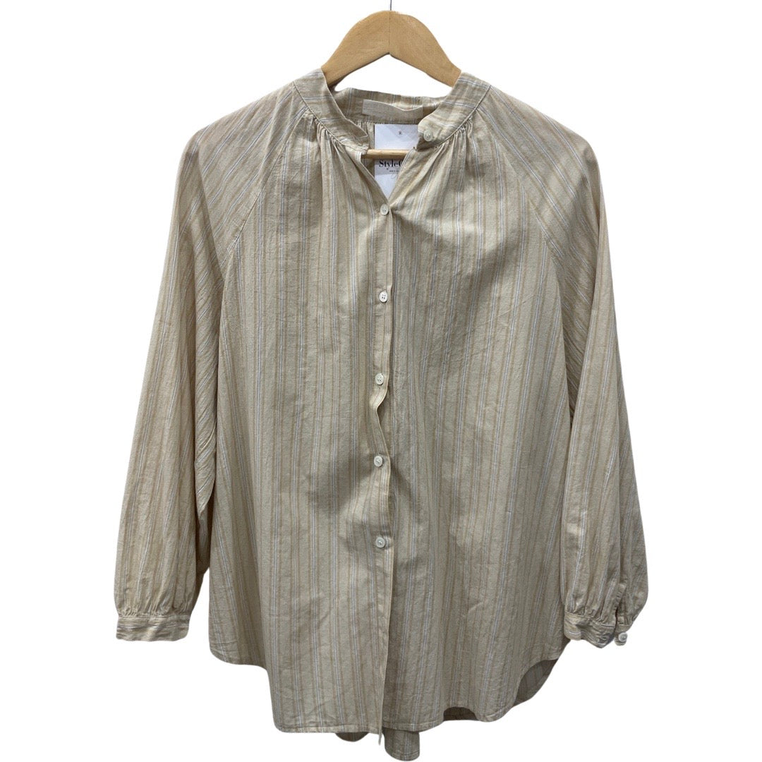 Metta Cotton Striped Shirt 1