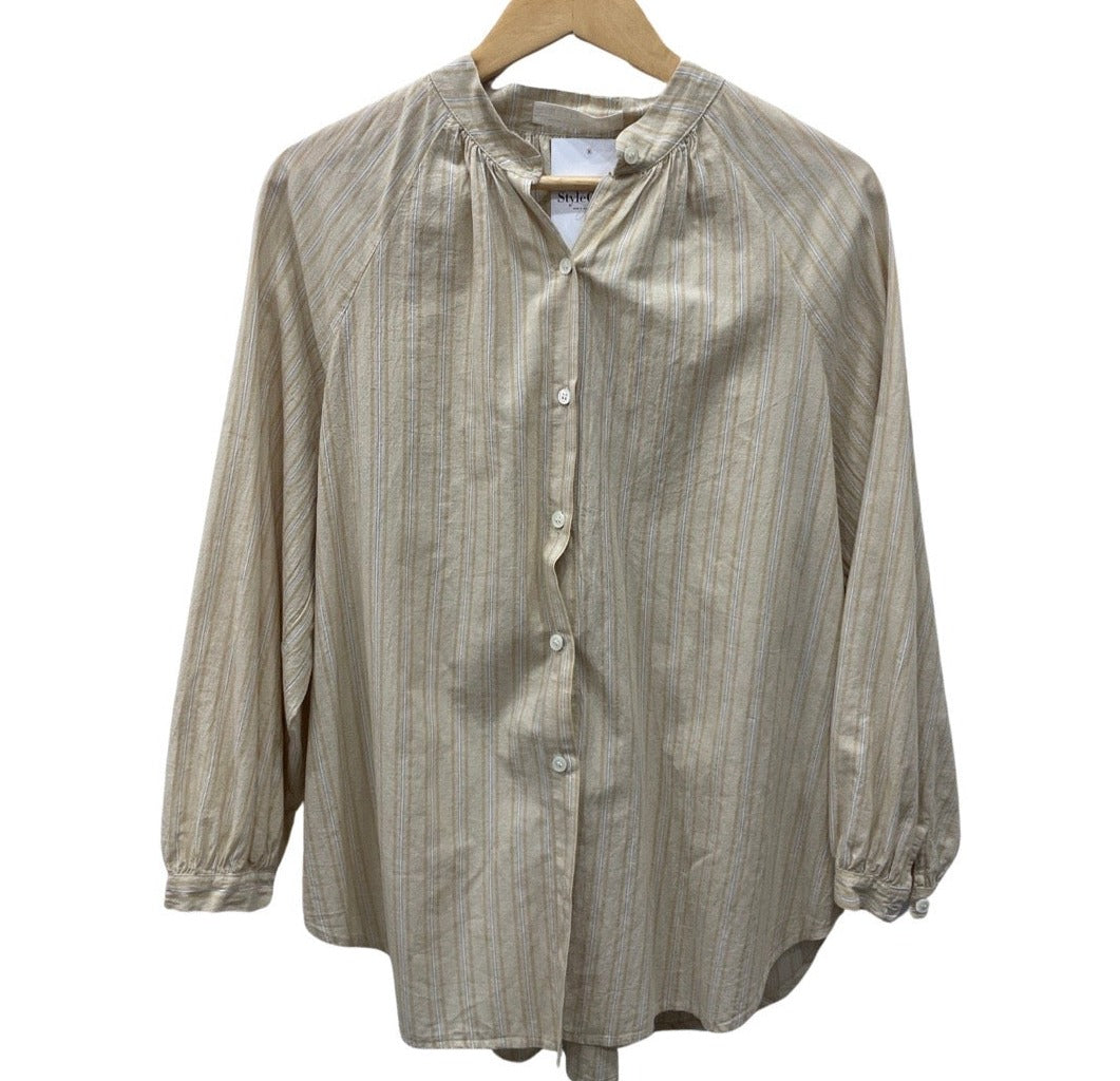 Metta Cotton Striped Shirt 1