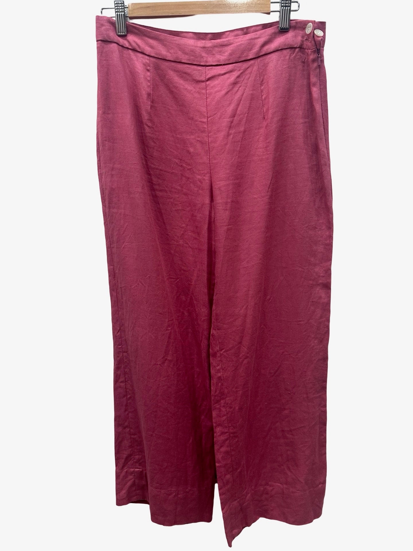 Cable Pink Linen Pants S