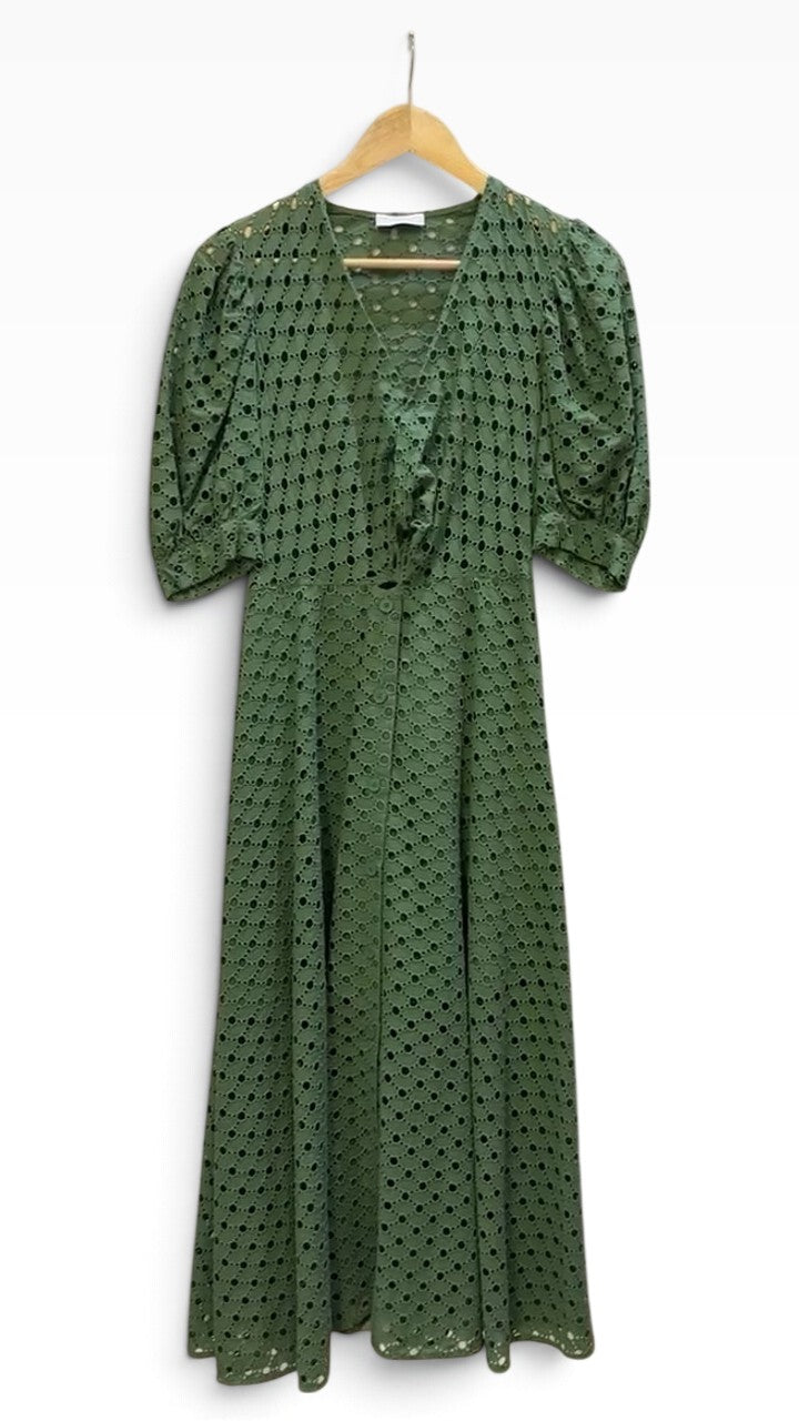 Sandro Green Dress – preloved at STYLE/colab (photo 1 of 3)