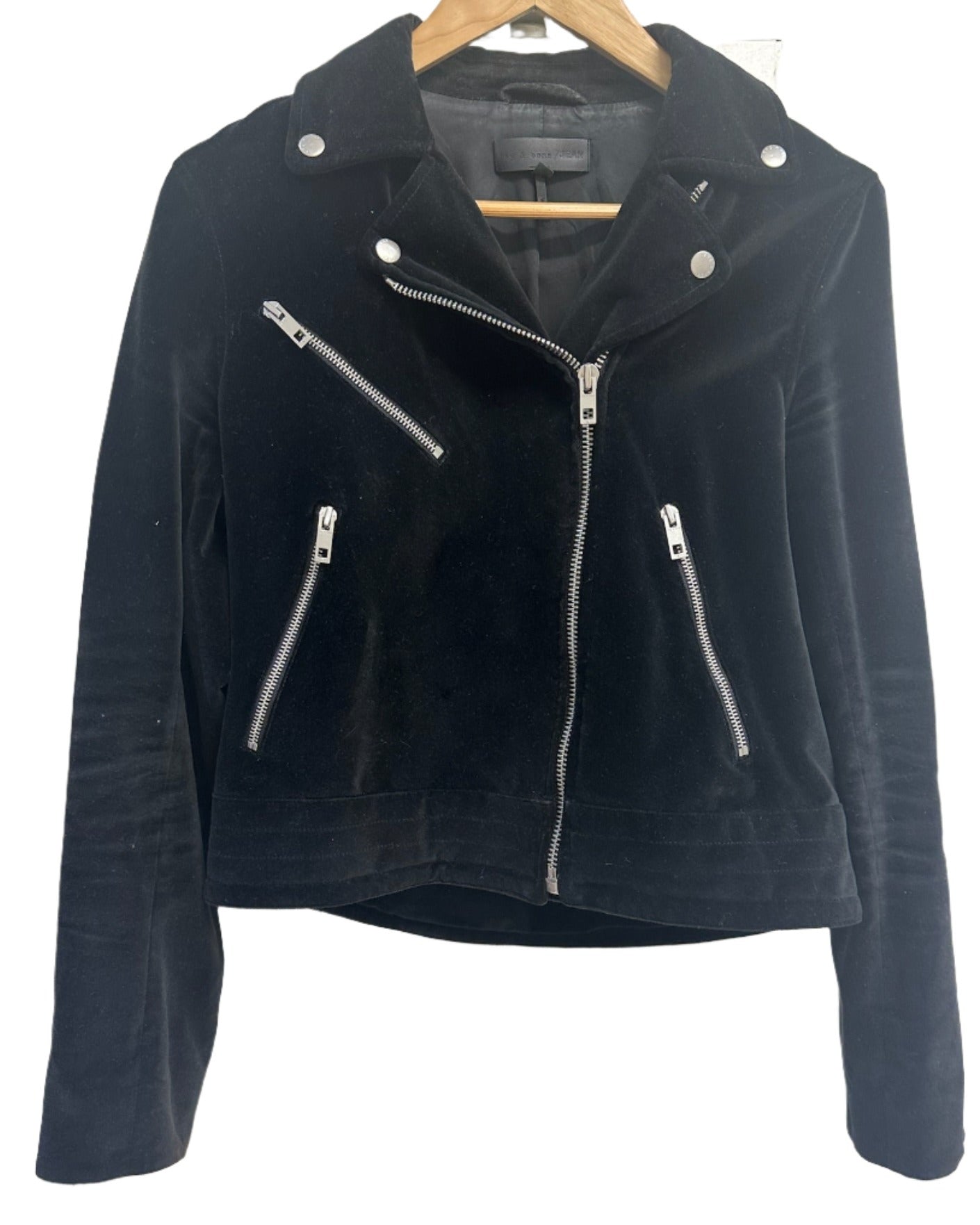 Rag and Bone Black Biker Jacket Size M