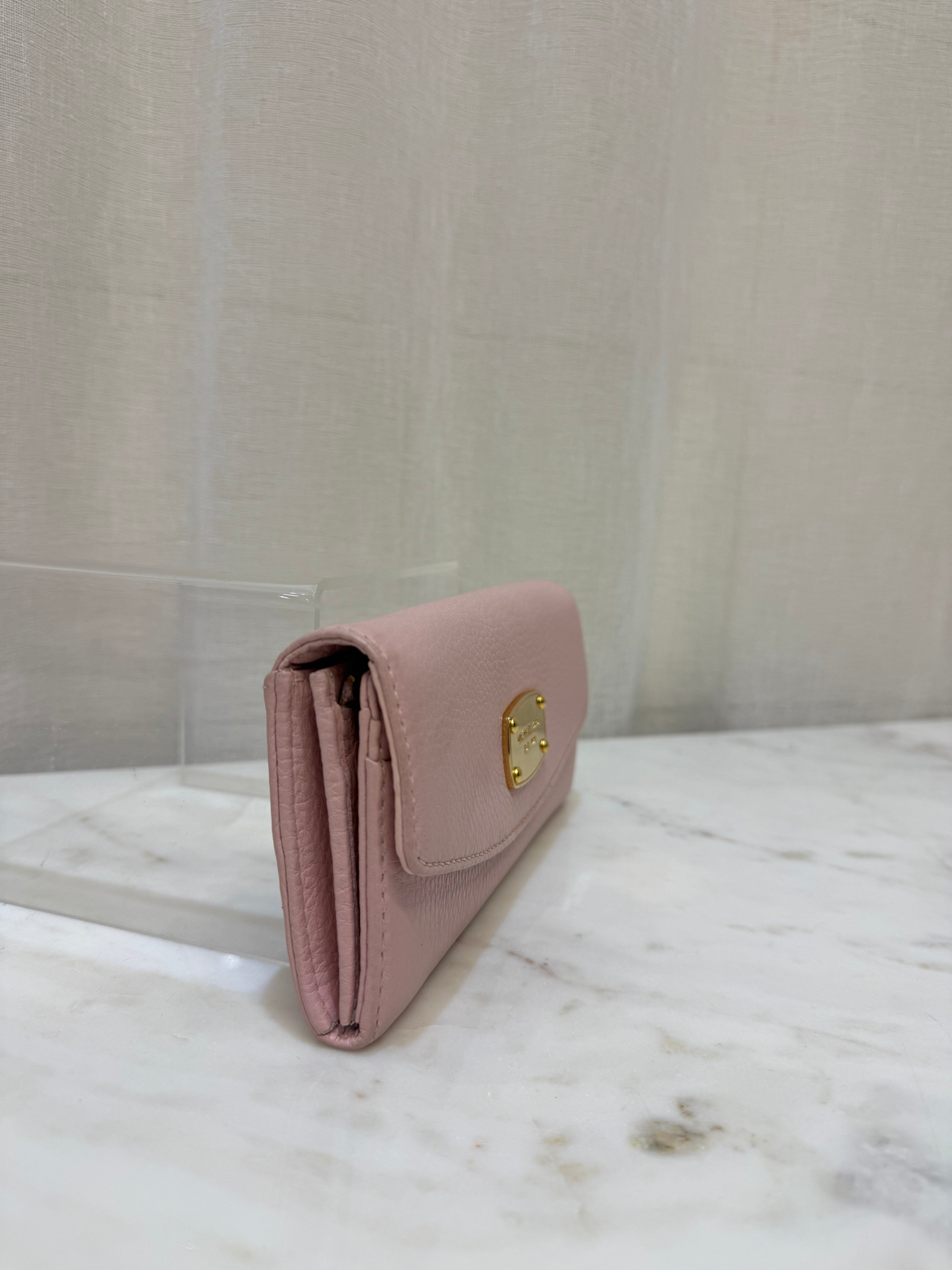 Michael Kors Pink Leather Wallet
