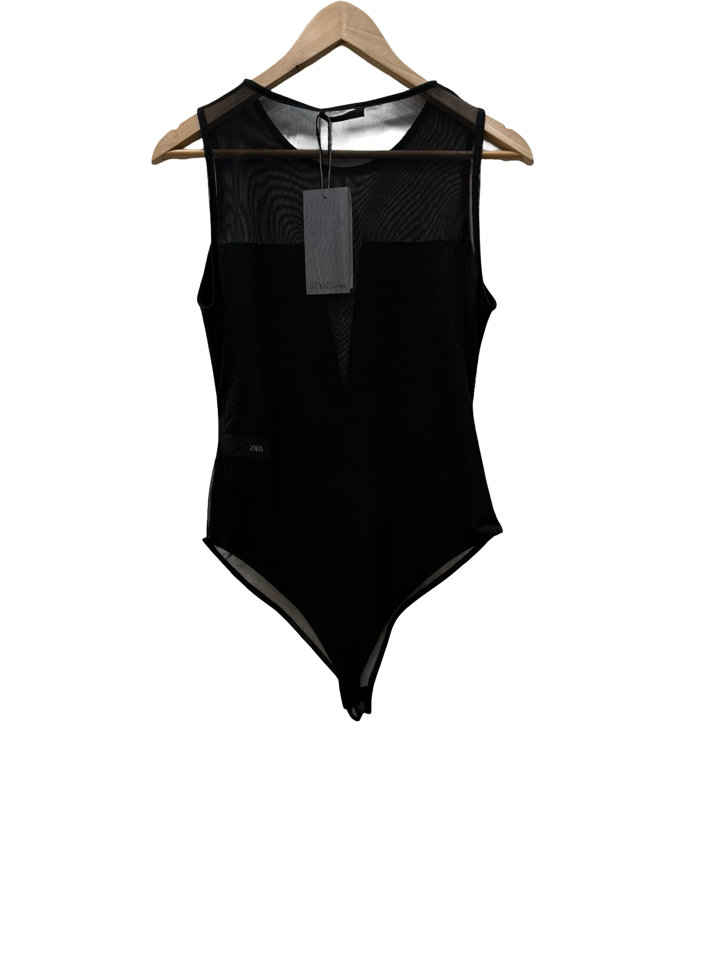 ZARA Jumpsuit Black Mesh M