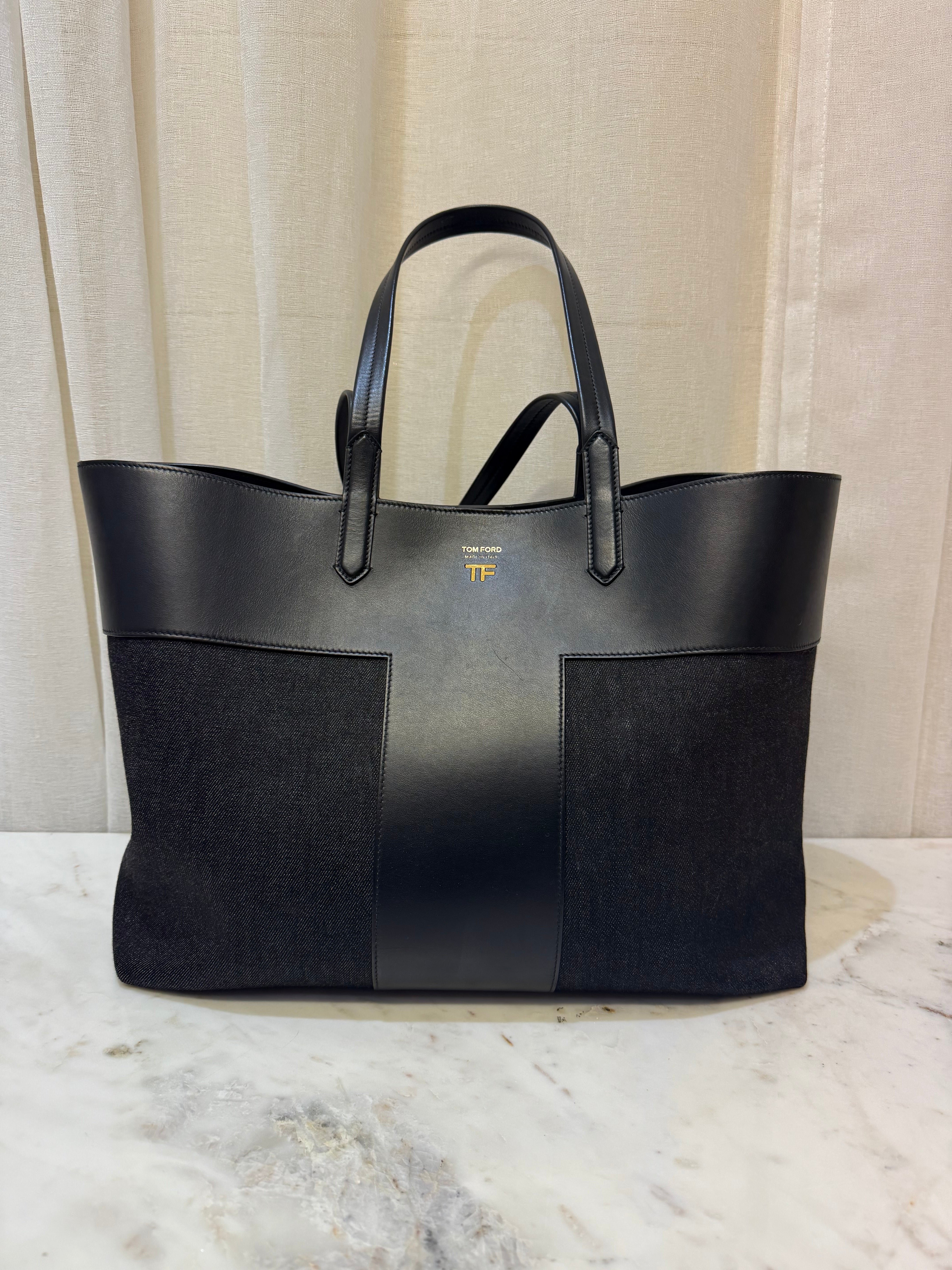 TOM FORD Black/Grey Tote