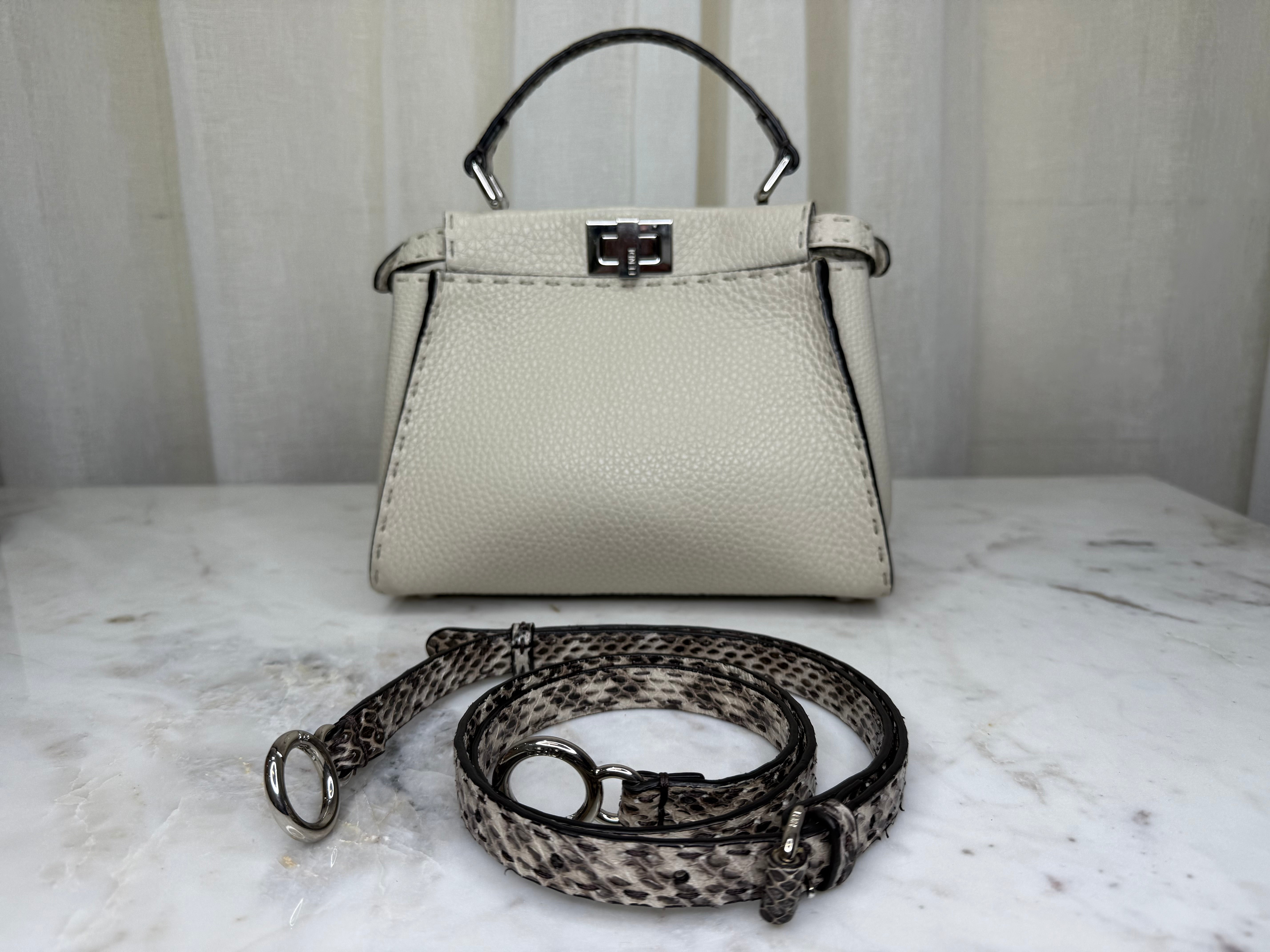 Fendi Neutral Small Peekaboo