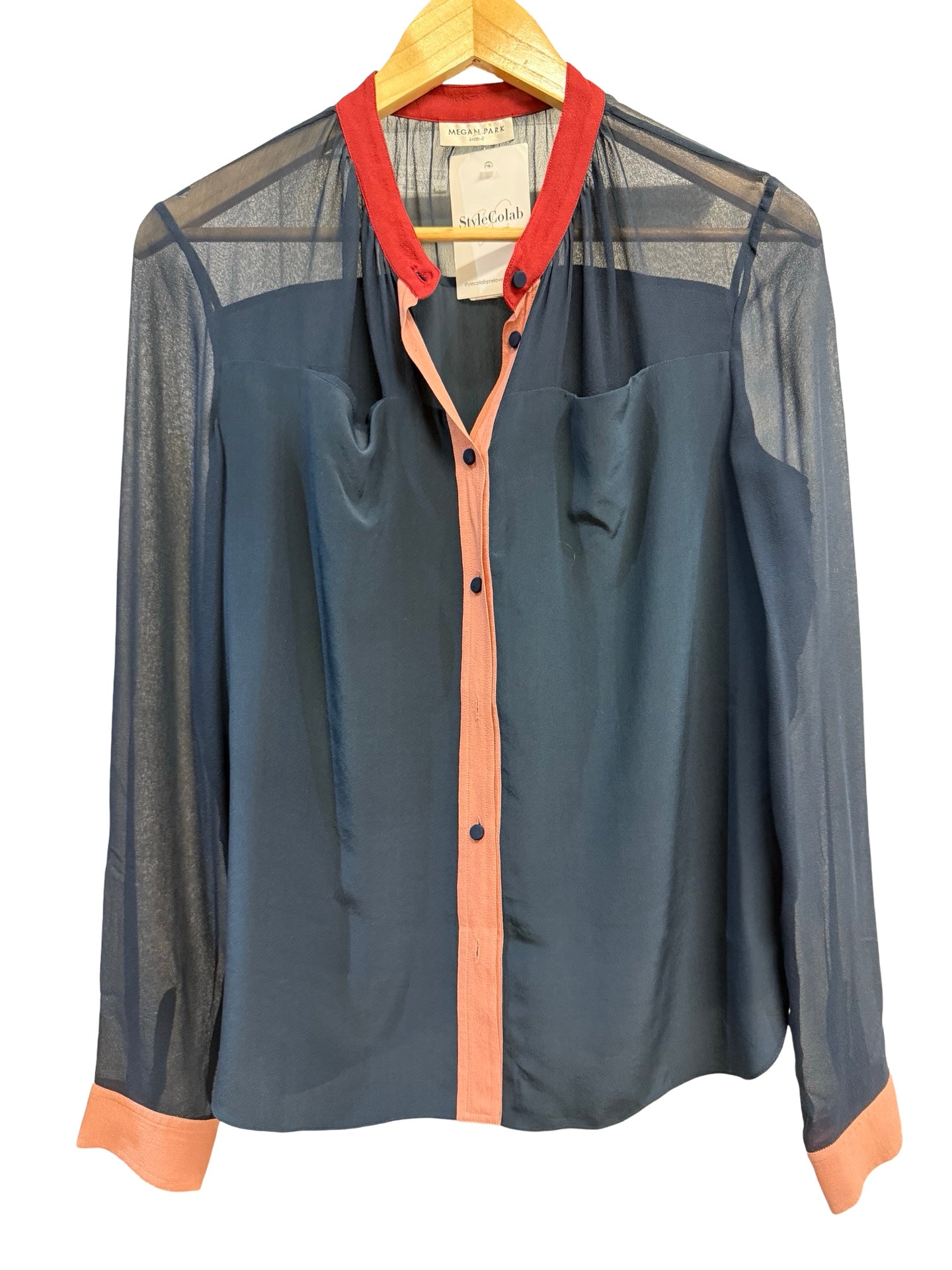 Megan Park Navy Top